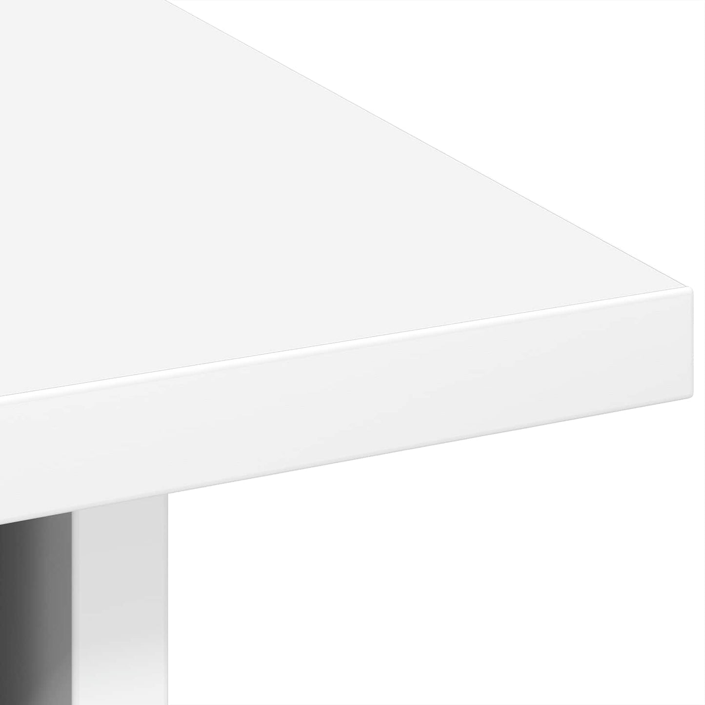 Bedside Table with Drawer White 41 x 40 x 45 cm Engineered Wood