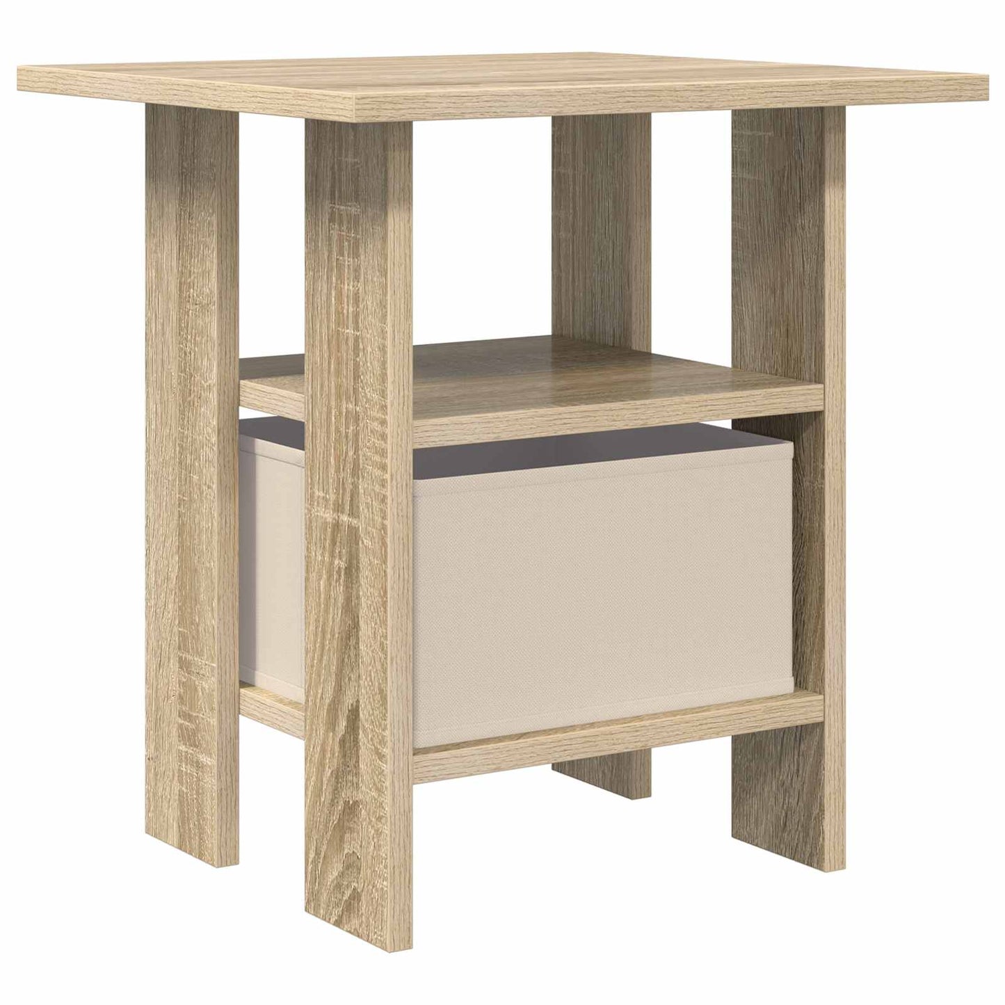 Bedside Table Sonoma Oak 41 x 40 x 45 cm Engineered Wood