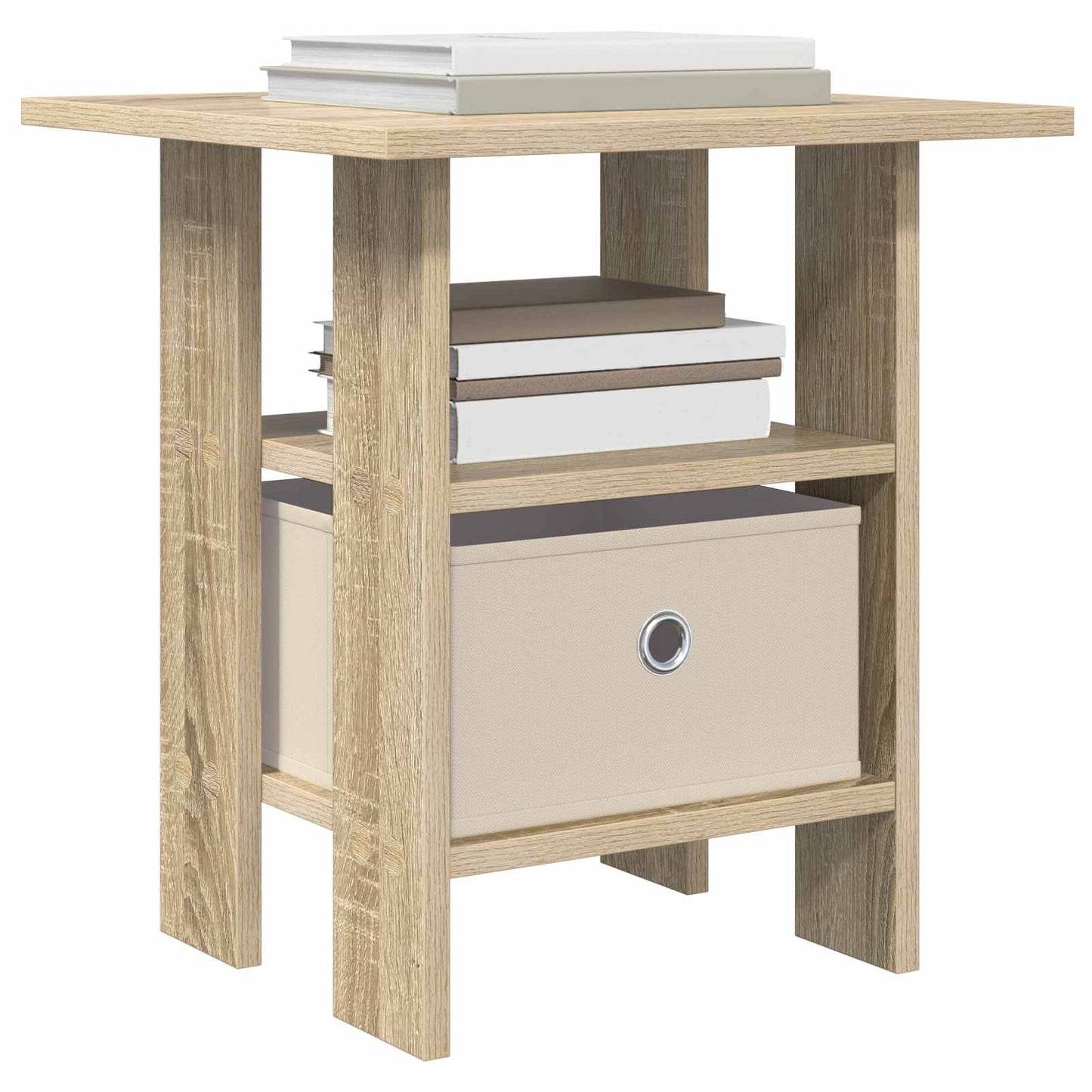 Bedside Table Sonoma Oak 41 x 40 x 45 cm Engineered Wood