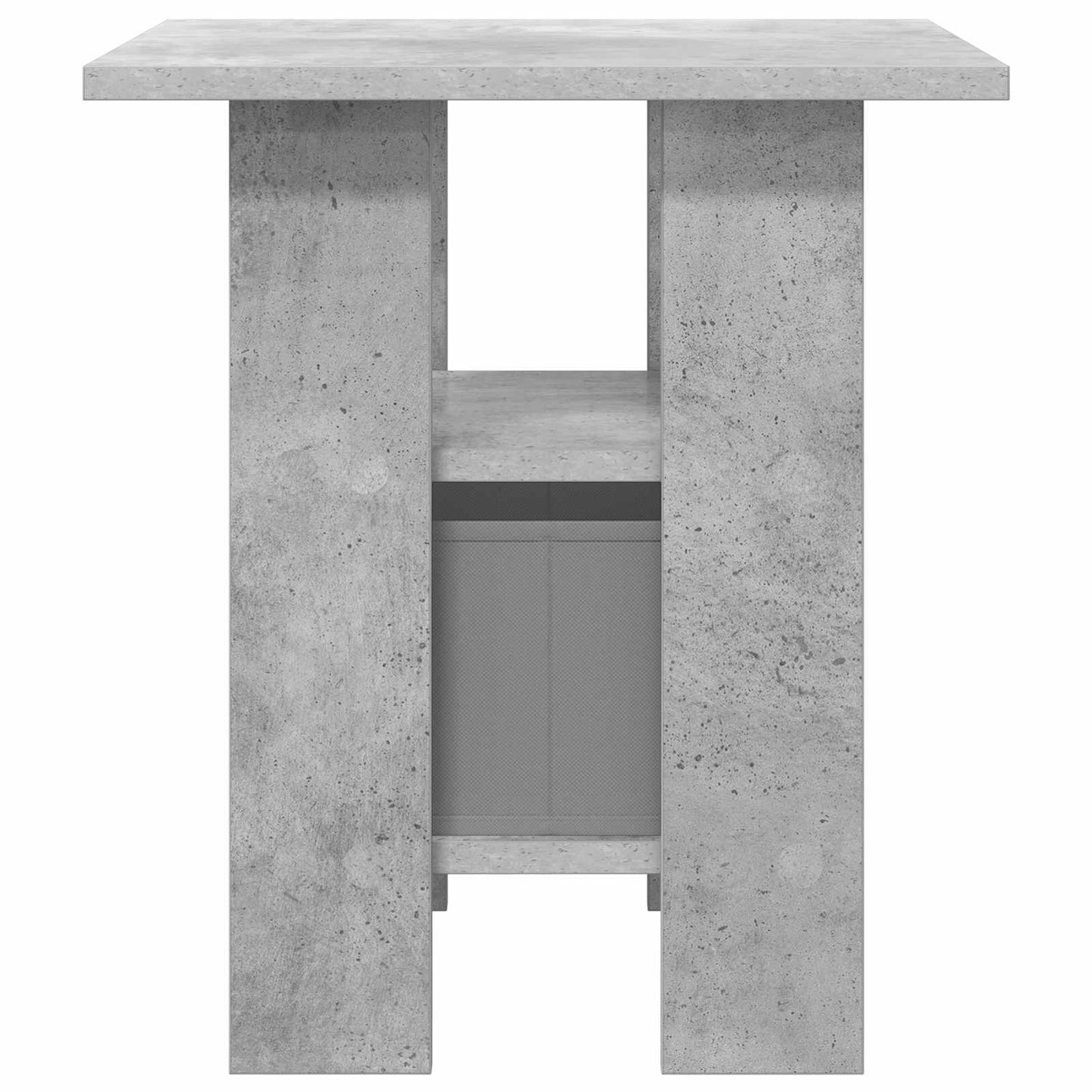 Bedside Table Concrete Grey 41 x 40 x 45 cm Engineered Wood
