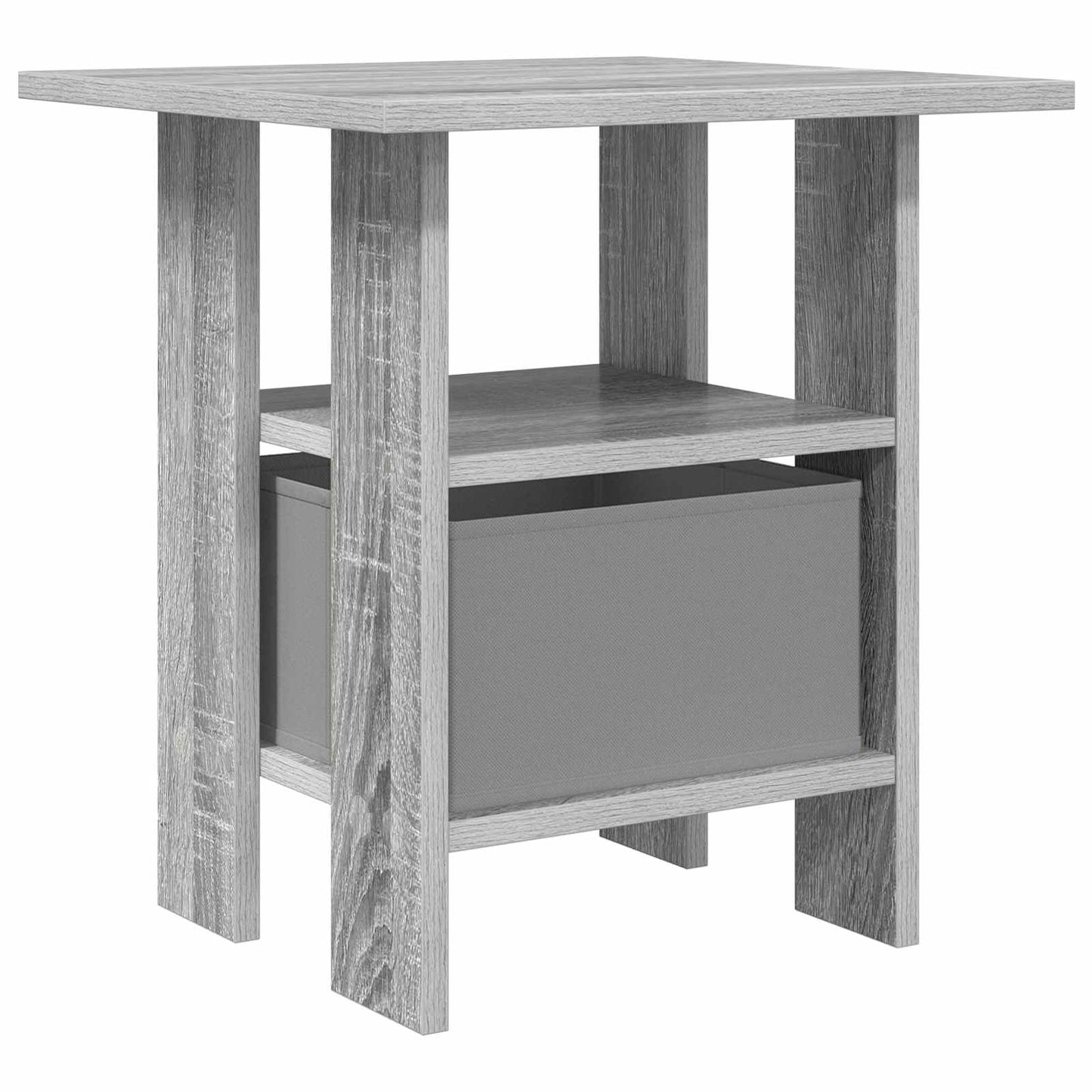 Bedside Table 2 pcs Grey Sonoma 41 x 40 x 45 cm Engineered Wood