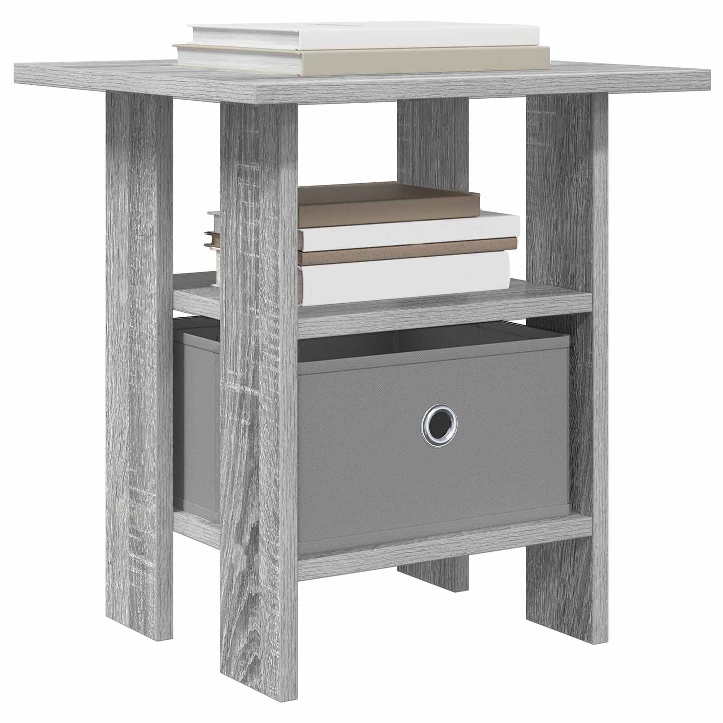 Bedside Table 2 pcs Grey Sonoma 41 x 40 x 45 cm Engineered Wood