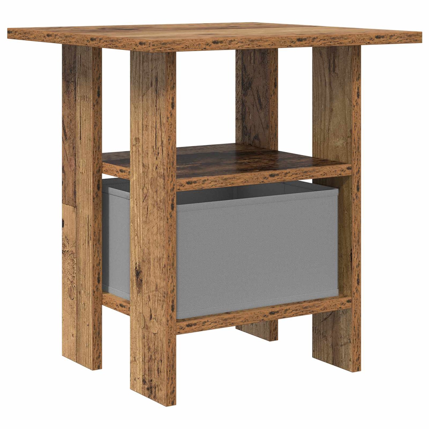 Bedside Table Old Wood 41 x 40 x 45 cm Engineered Wood