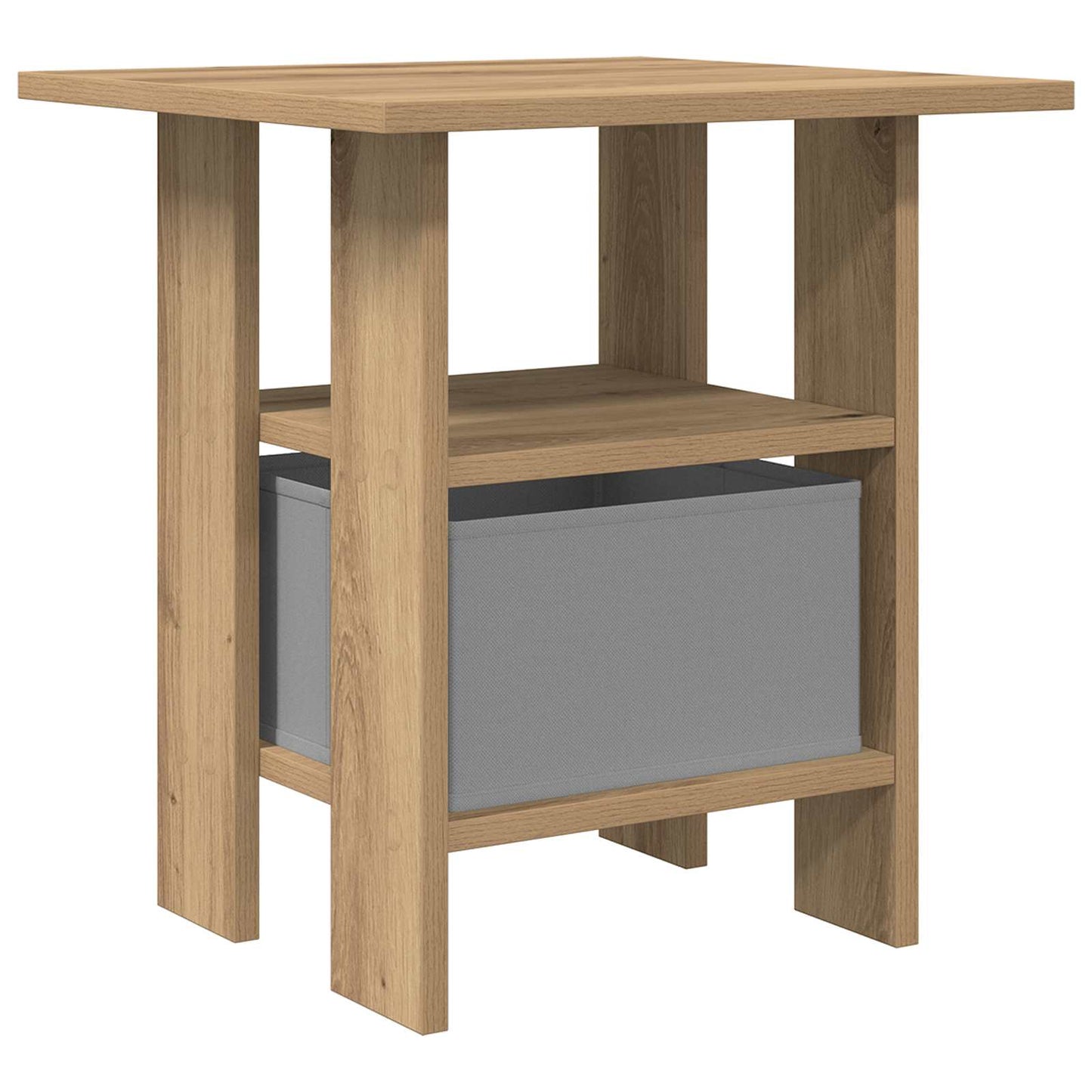 Bedside Table 2 pcs Artisan Oak 41 x 40 x 45 cm Engineered Wood