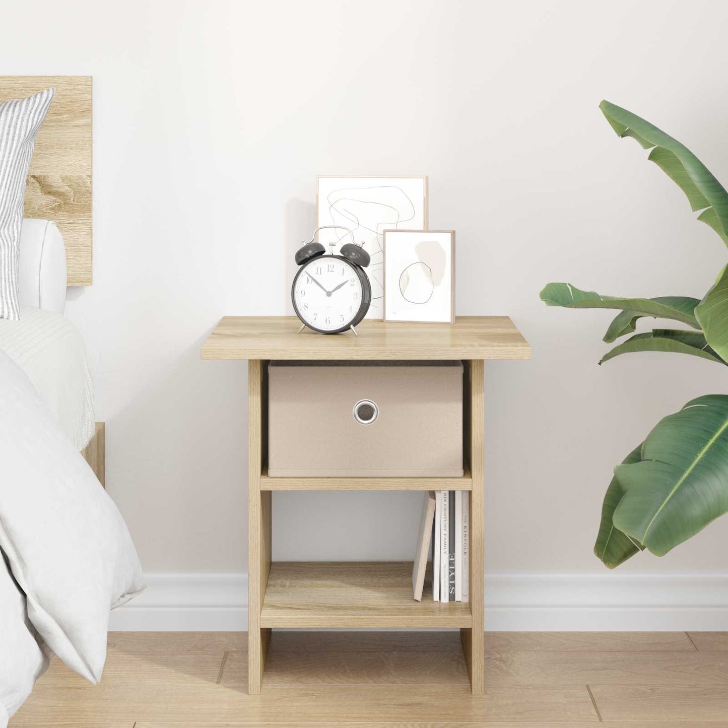 Bedside Table Sonoma Oak 41 x 40 x 45 cm Engineered Wood