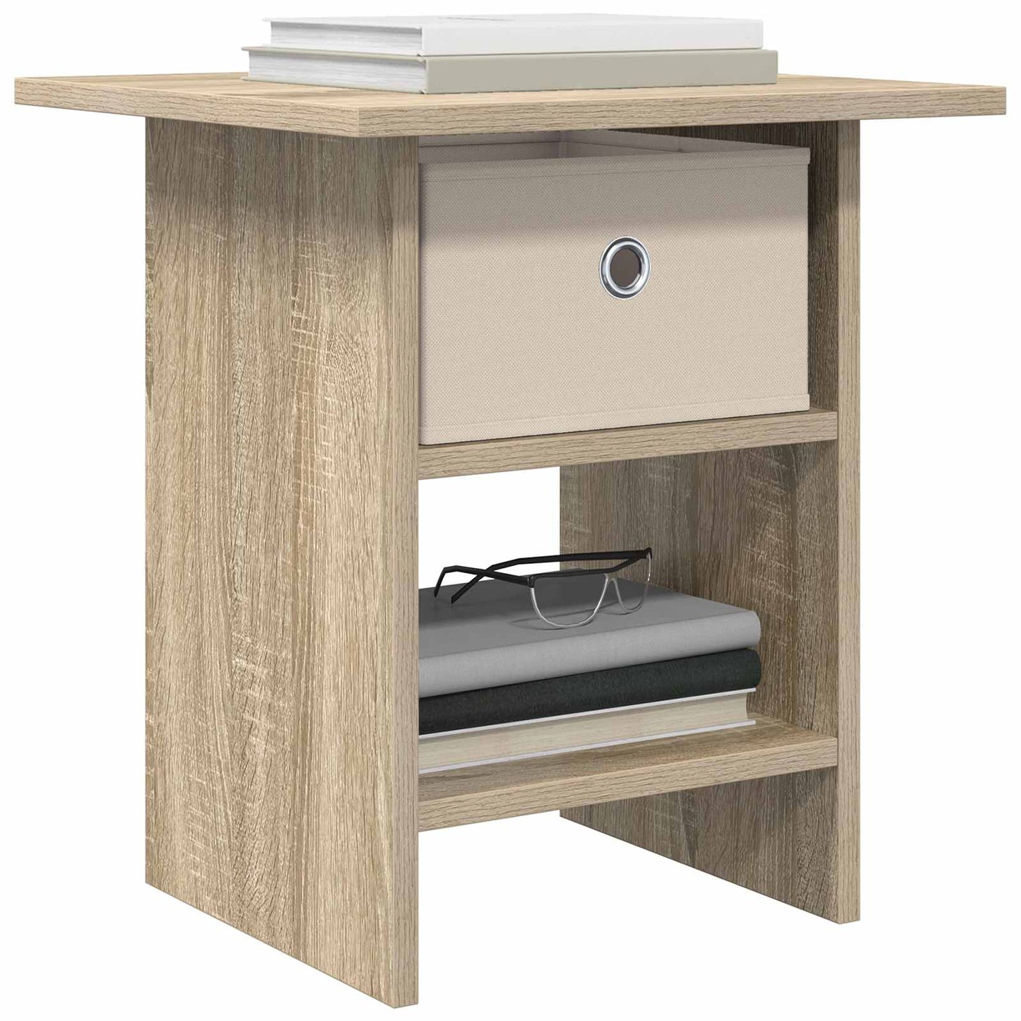 Bedside Table Sonoma Oak 41 x 40 x 45 cm Engineered Wood