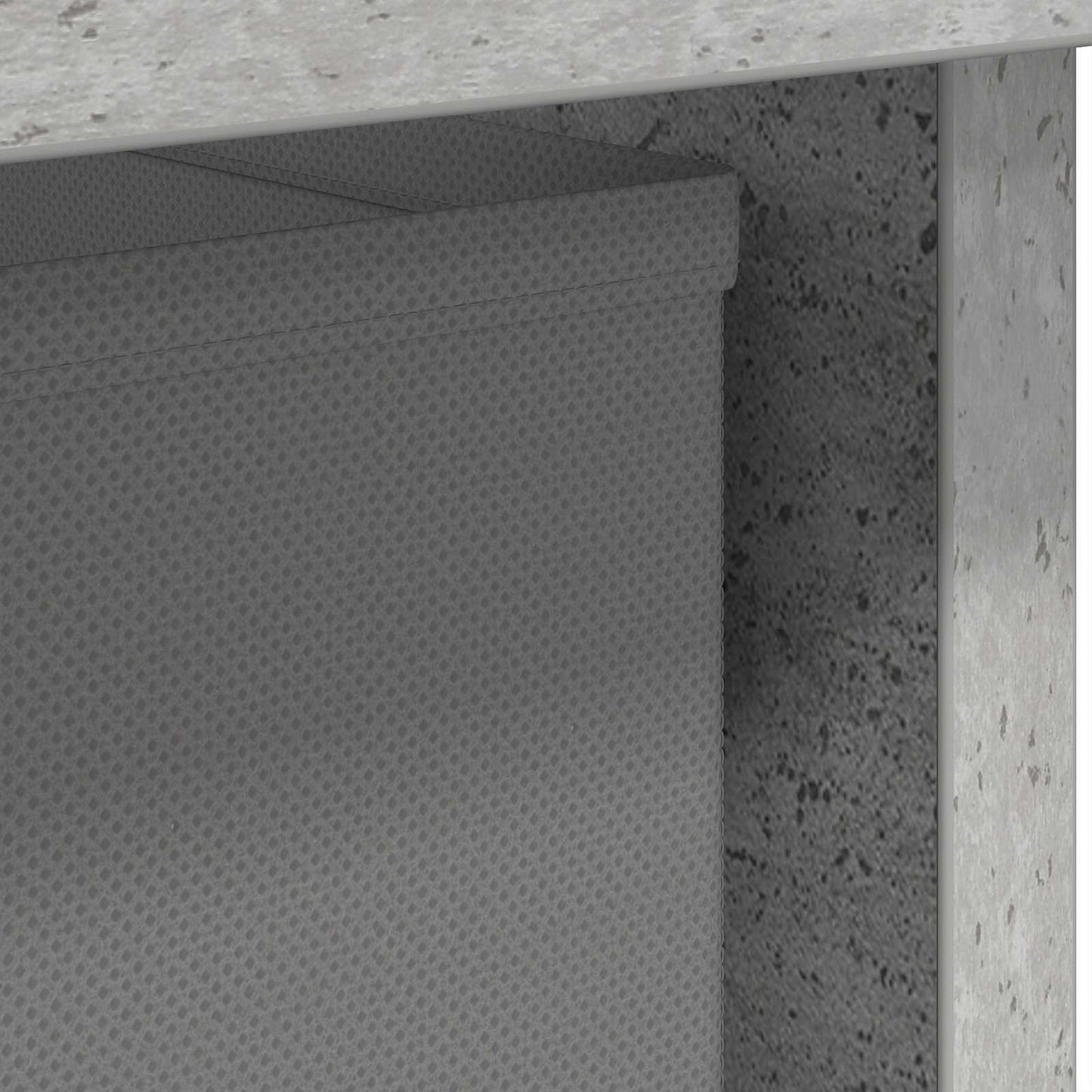 Bedside Table with Drawer 2 pcs Concrete Grey 41 x 40 x 45 cm