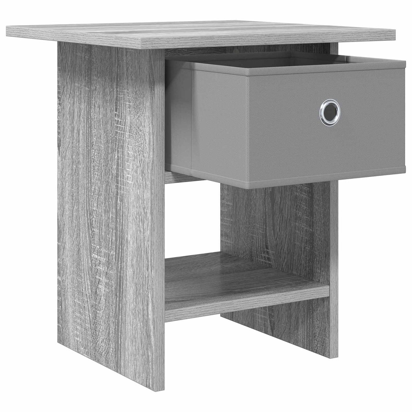 Bedside Table 2 pcs Grey Sonoma 41 x 40 x 45 cm Engineered Wood
