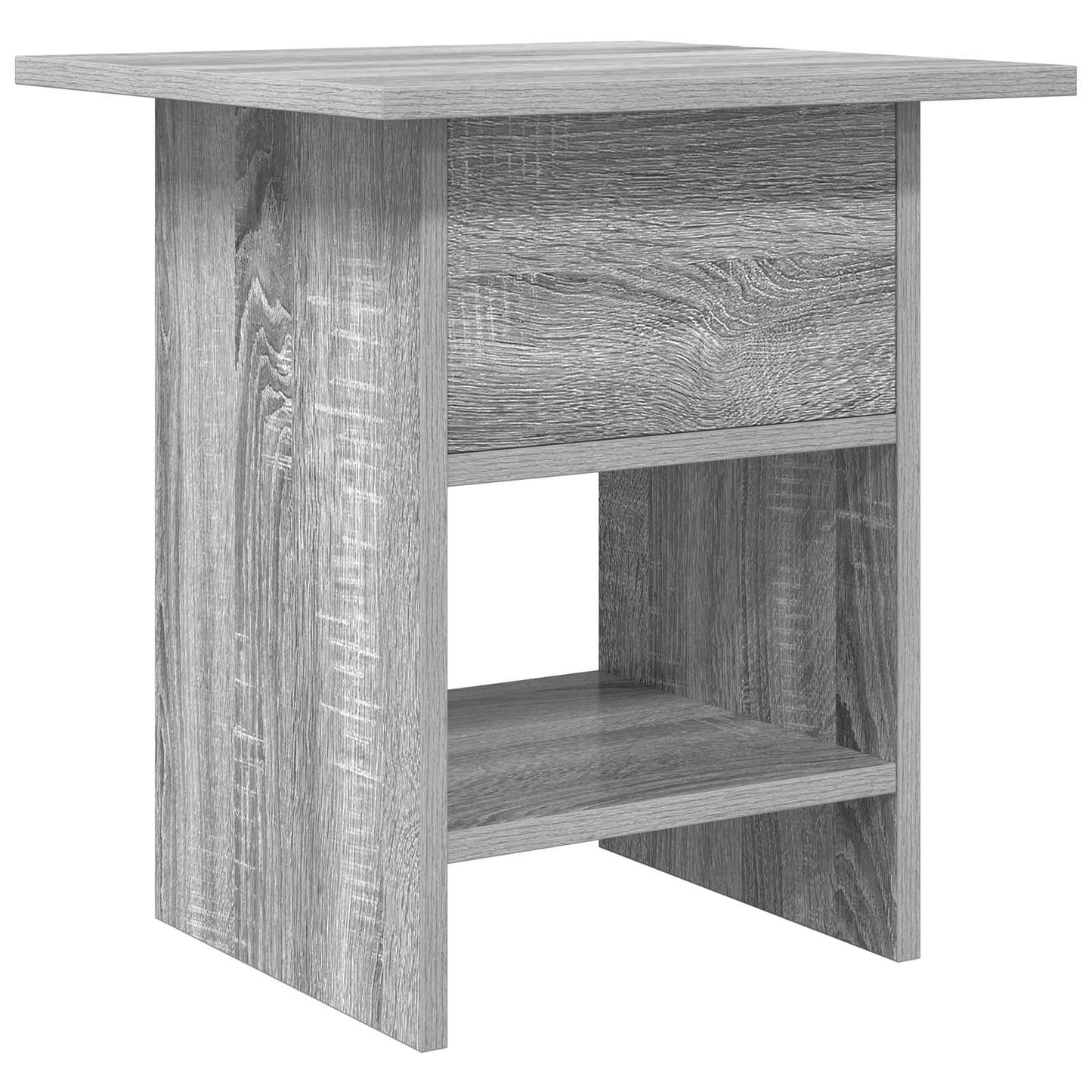Bedside Table 2 pcs Grey Sonoma 41 x 40 x 45 cm Engineered Wood