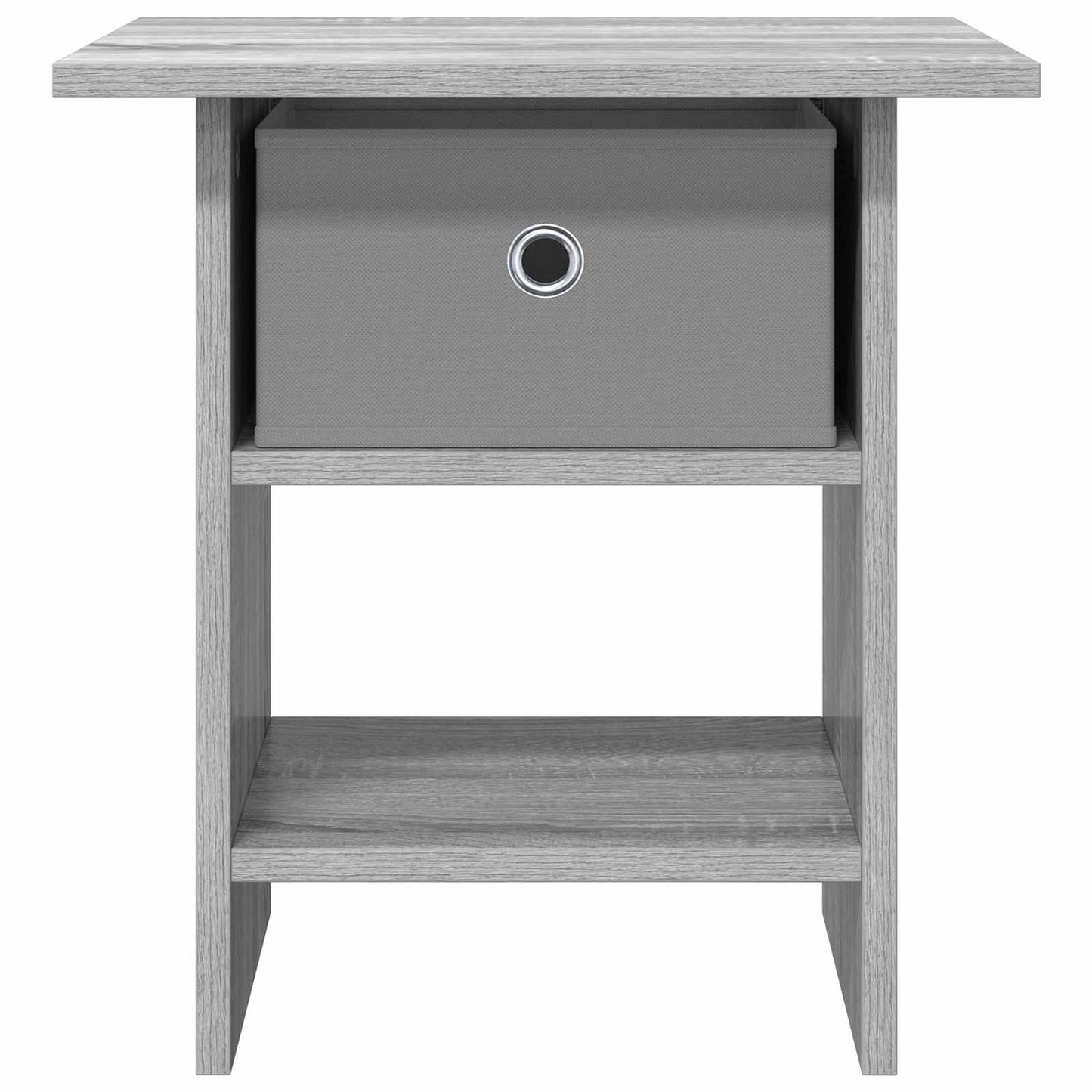 Bedside Table 2 pcs Grey Sonoma 41 x 40 x 45 cm Engineered Wood