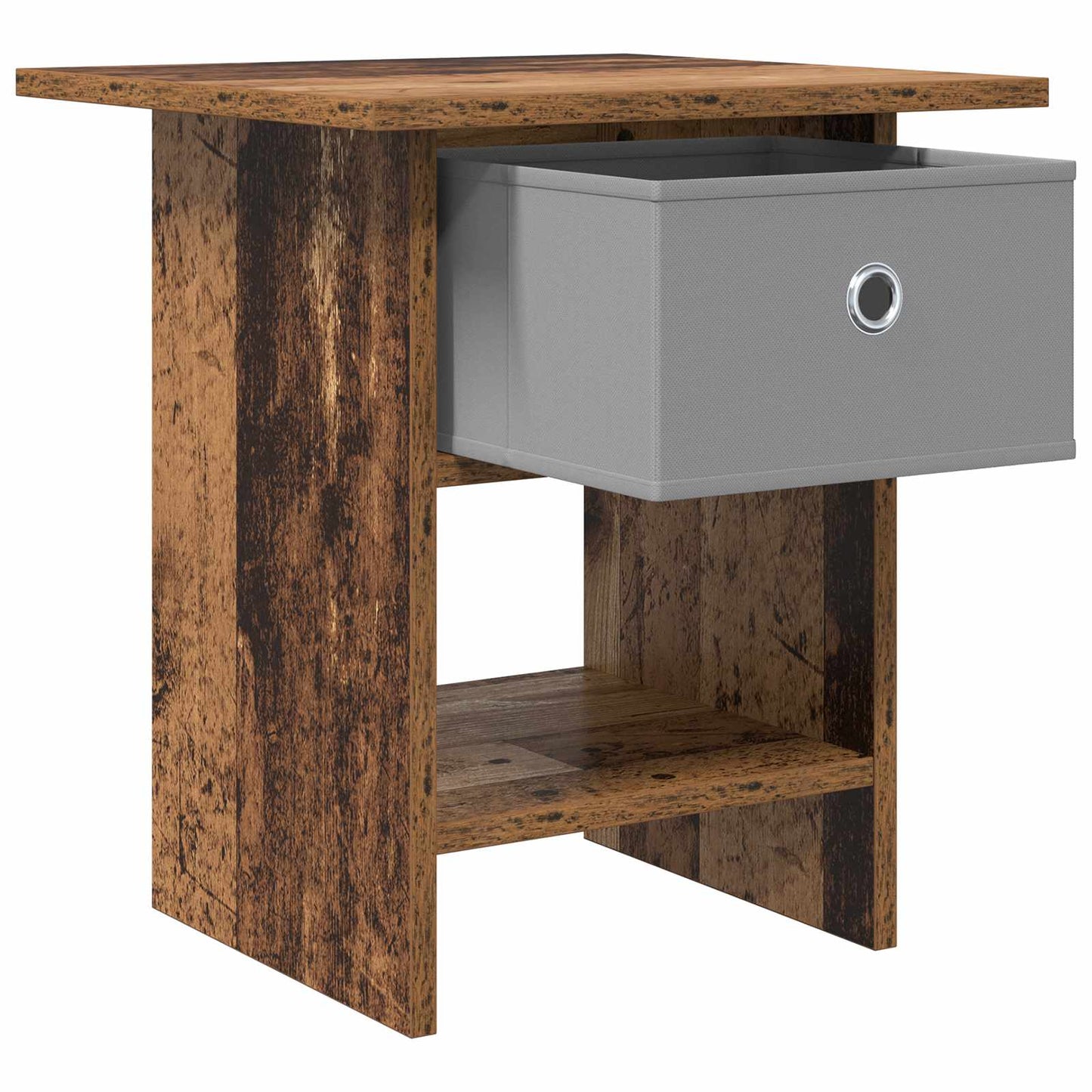 Bedside Table Old Wood 41 x 40 x 45 cm Engineered Wood