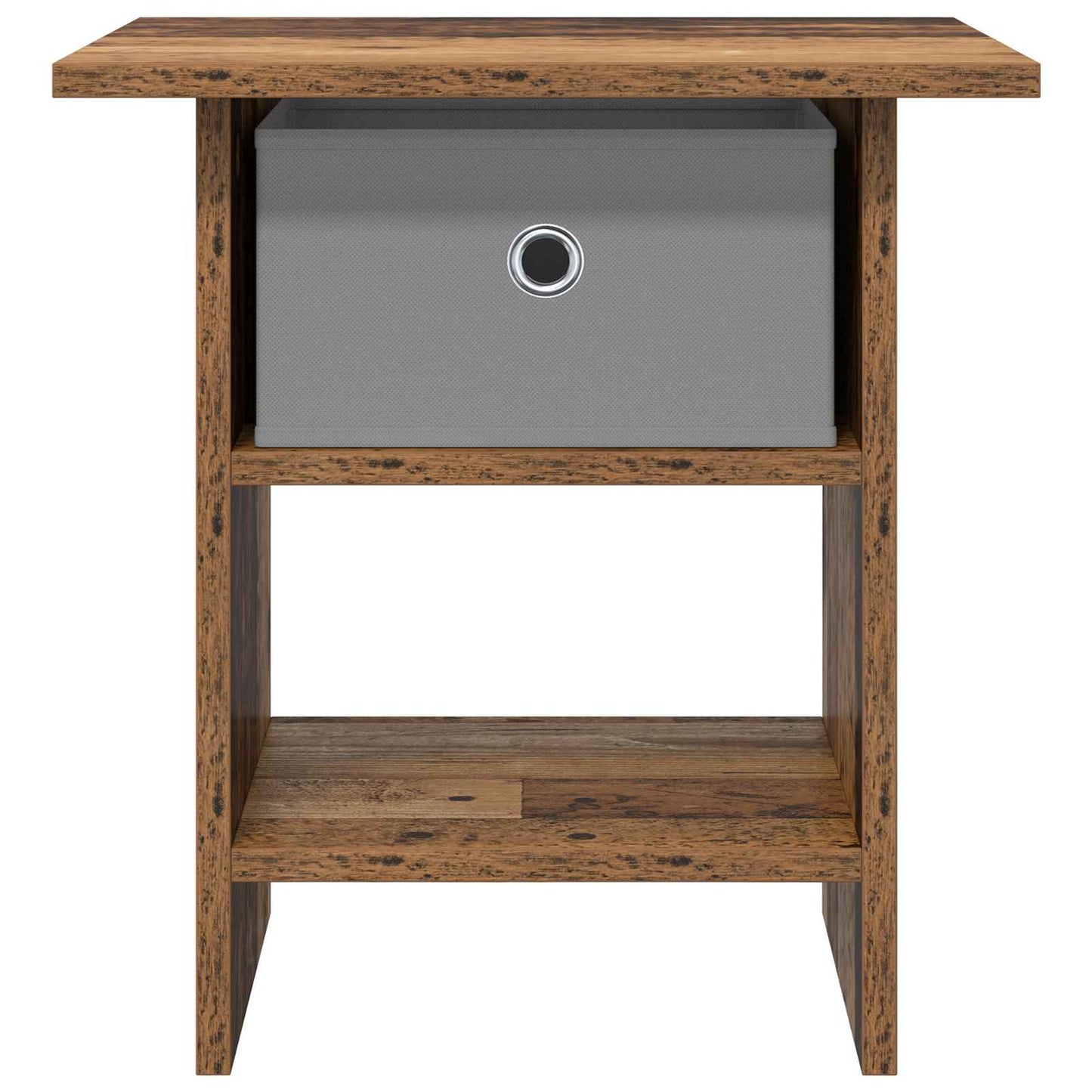 Bedside Table 2 pcs Old Wood 41 x 40 x 45 cm Engineered Wood