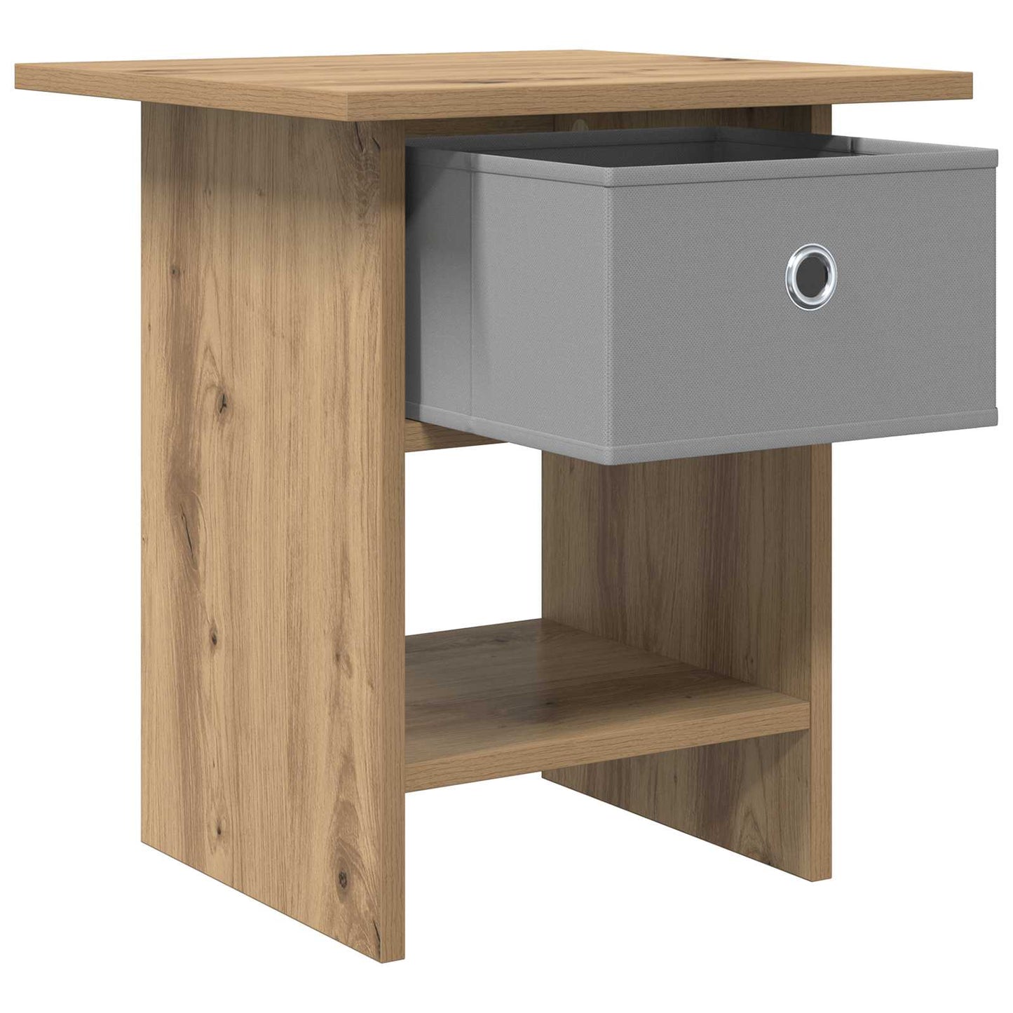 Bedside Table 2 pcs Artisan Oak 41 x 40 x 45 cm Engineered Wood