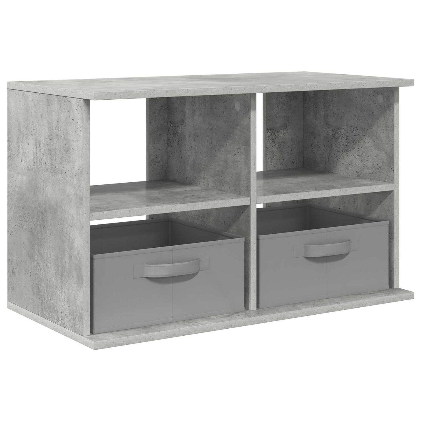 TV stand with Drawer Concrete Grey 79 x 40 x 48 cm