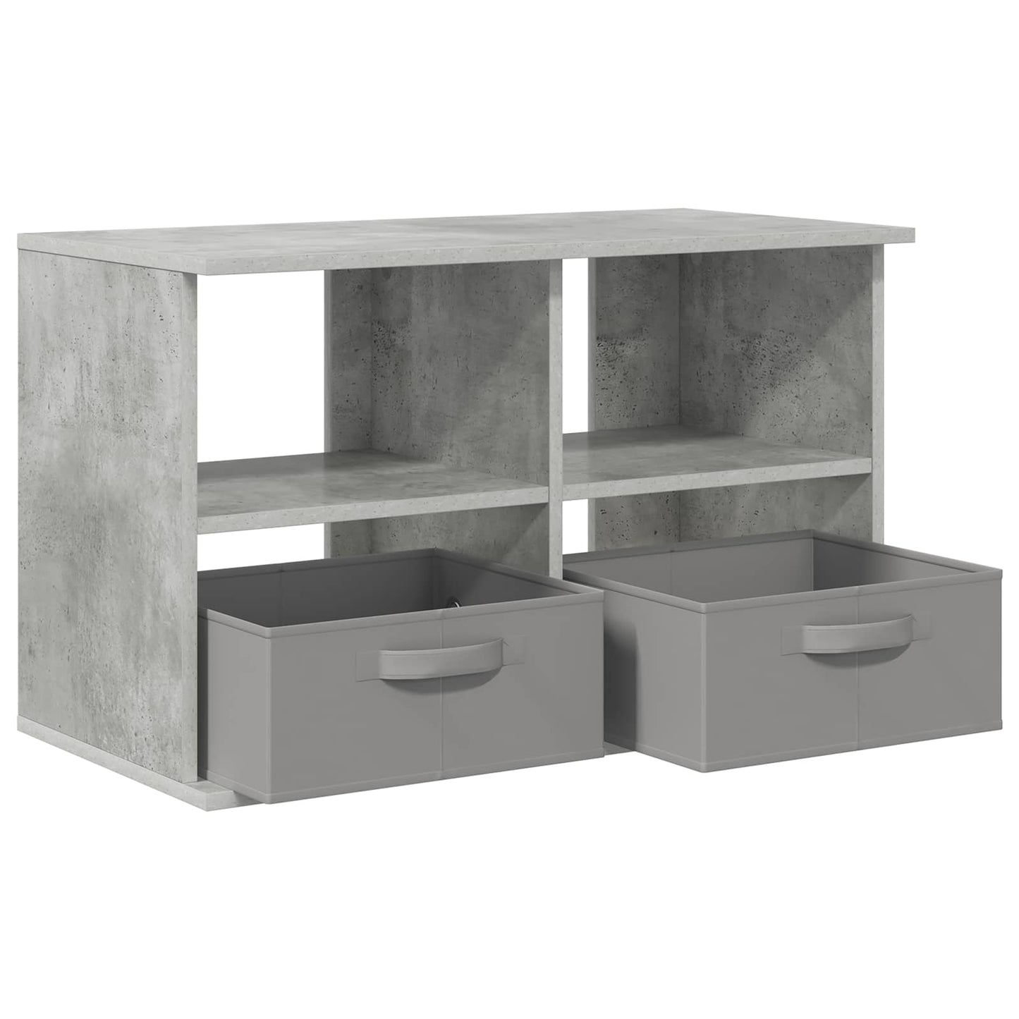 TV stand with Drawer Concrete Grey 79 x 40 x 48 cm