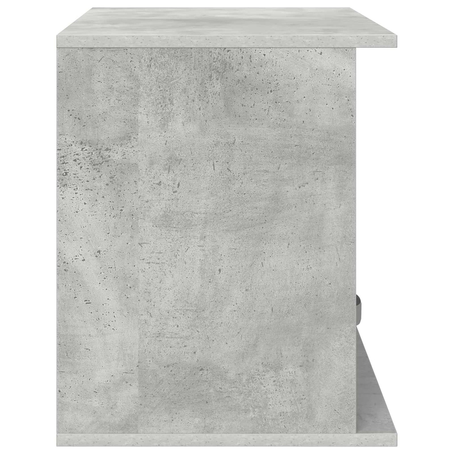 TV stand with Drawer Concrete Grey 79 x 40 x 48 cm