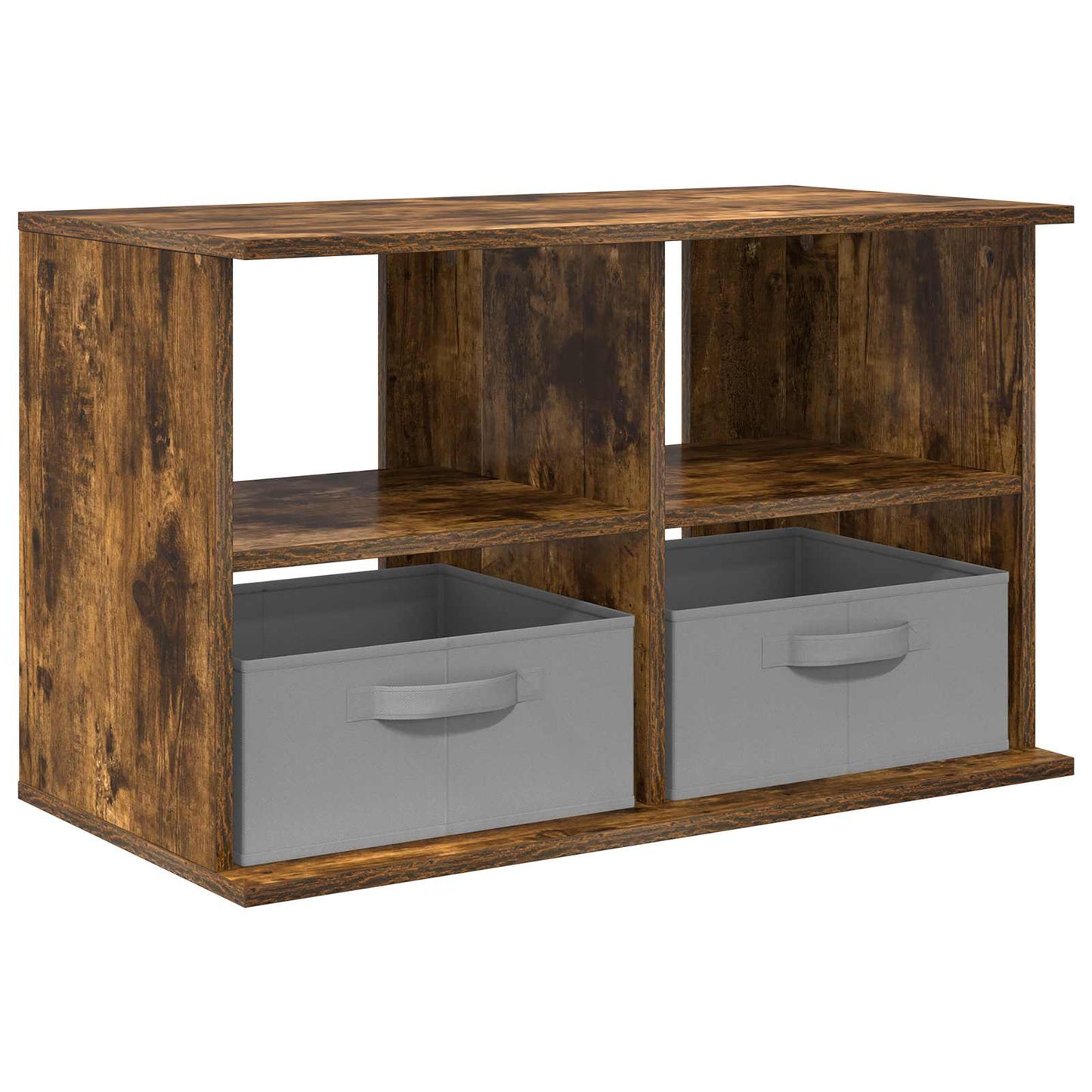 TV stand with Drawer Smoked Oak 79 x 40 x 48 cm