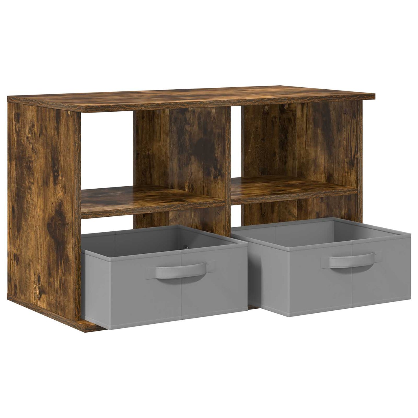 TV stand with Drawer Smoked Oak 79 x 40 x 48 cm
