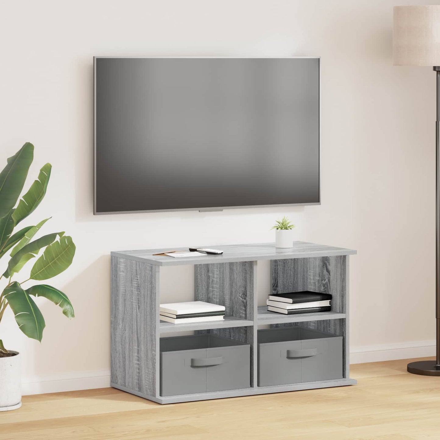 TV stand with Drawer Grey Sonoma 79 x 40 x 48 cm