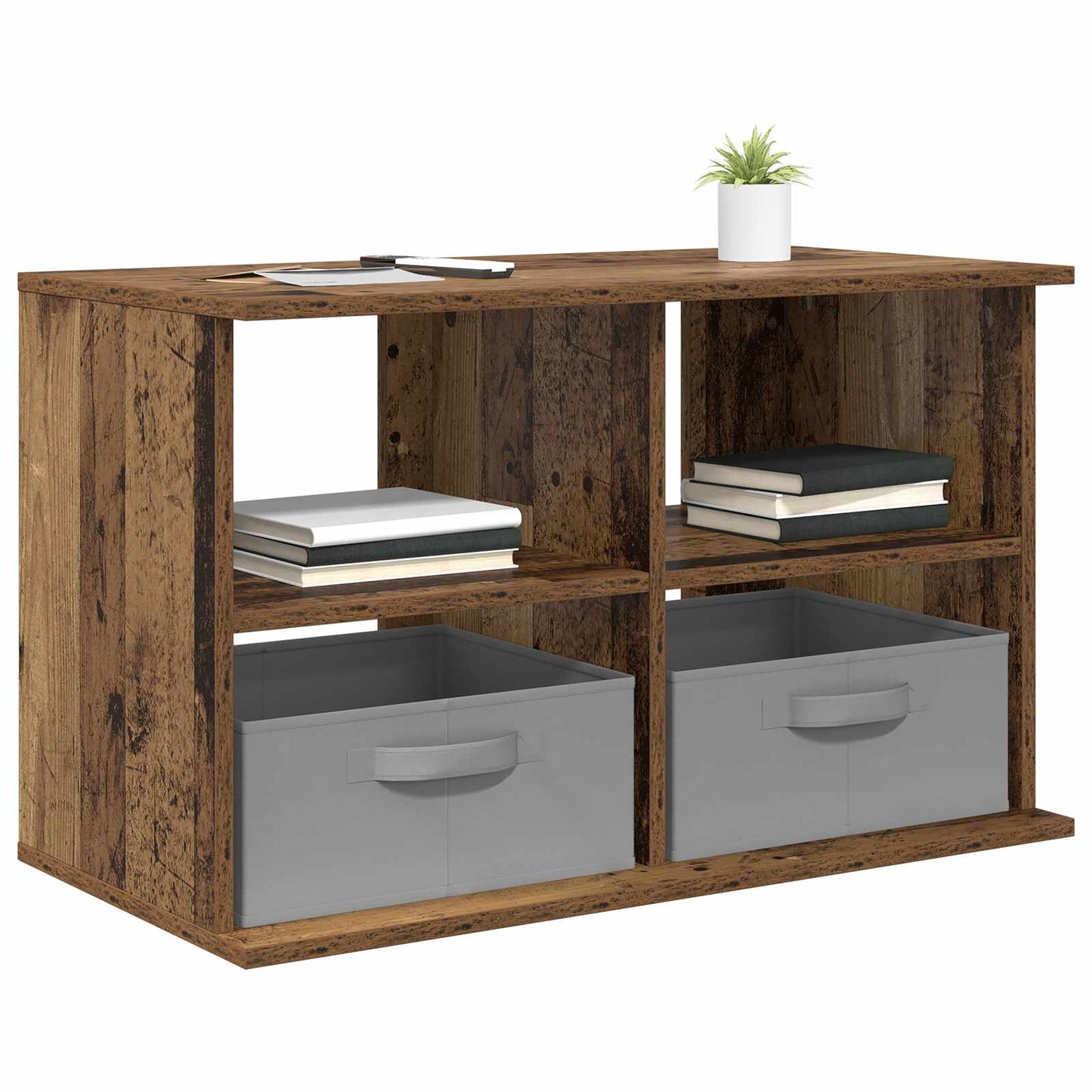 TV stand with Drawer Old Wood 79 x 40 x 48 cm