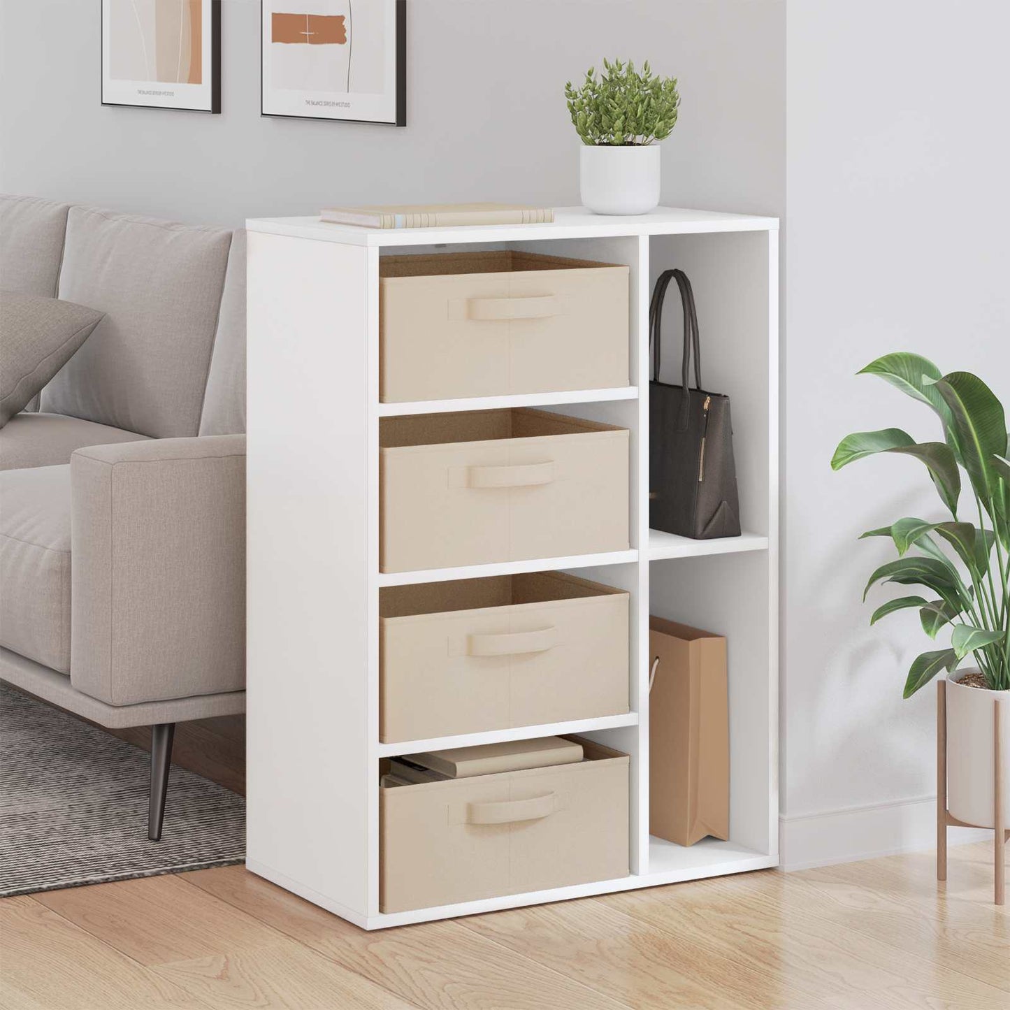 Sideboard White 60 x 33.5 x 84 cm
