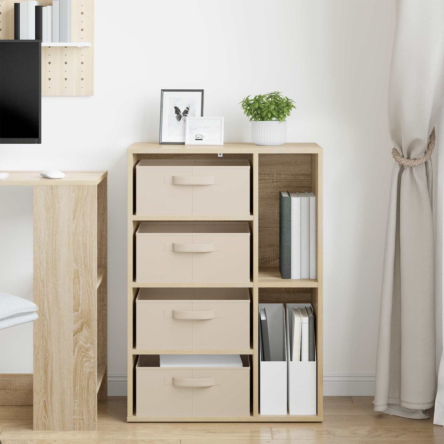 Sideboard Sonoma Oak 60 x 33.5 x 84 cm