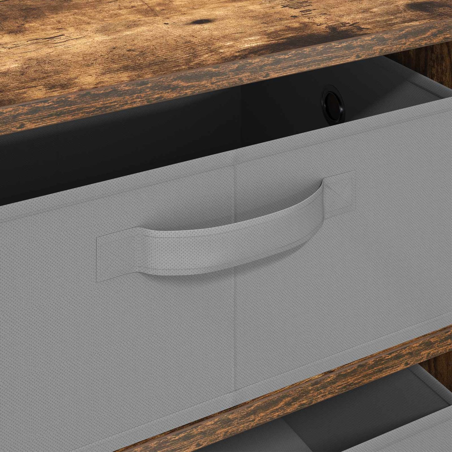 Sideboard Smoked Oak 60 x 33.5 x 84 cm