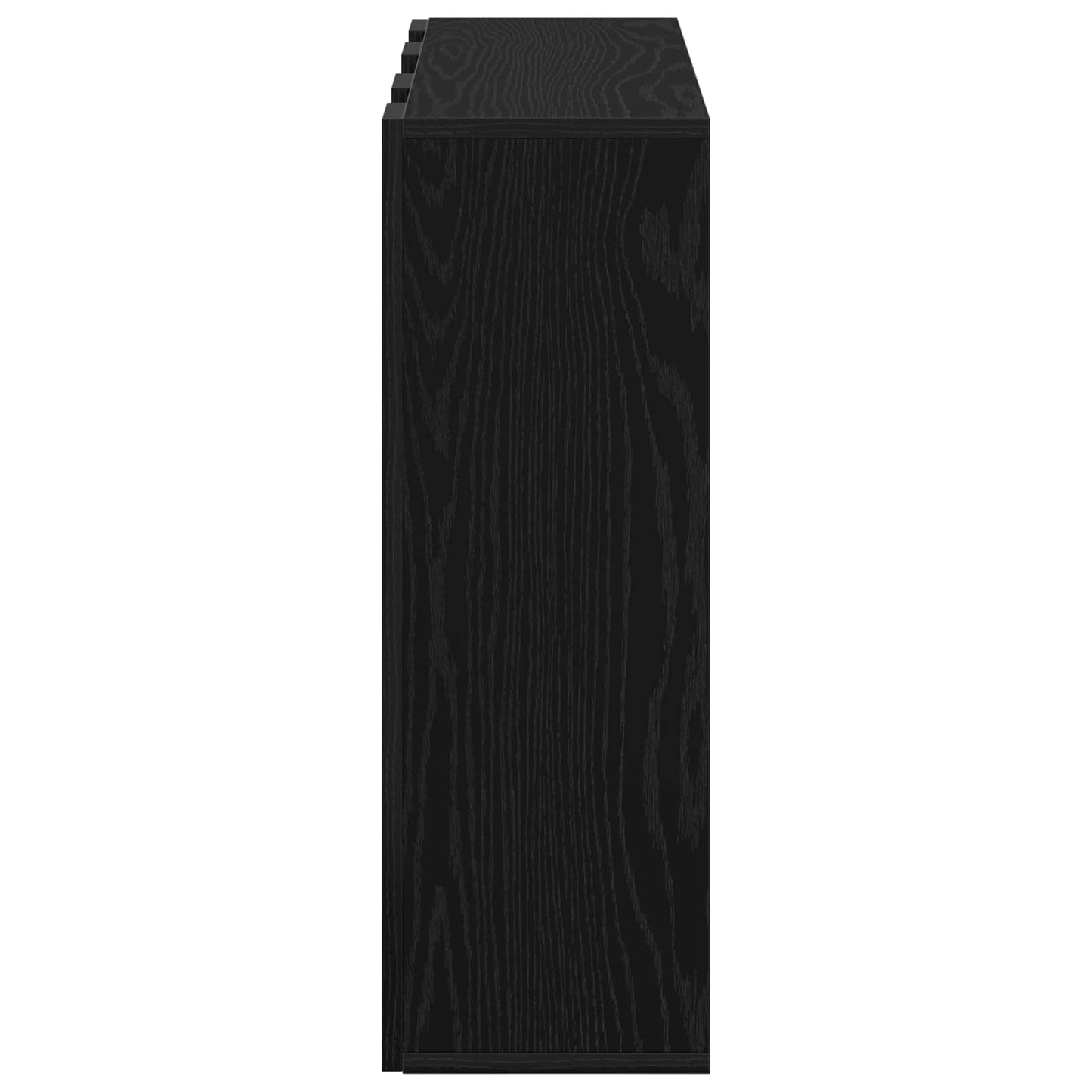 Sideboard with Drawer Black Oak 73.5 x 24 x 69.5 cm