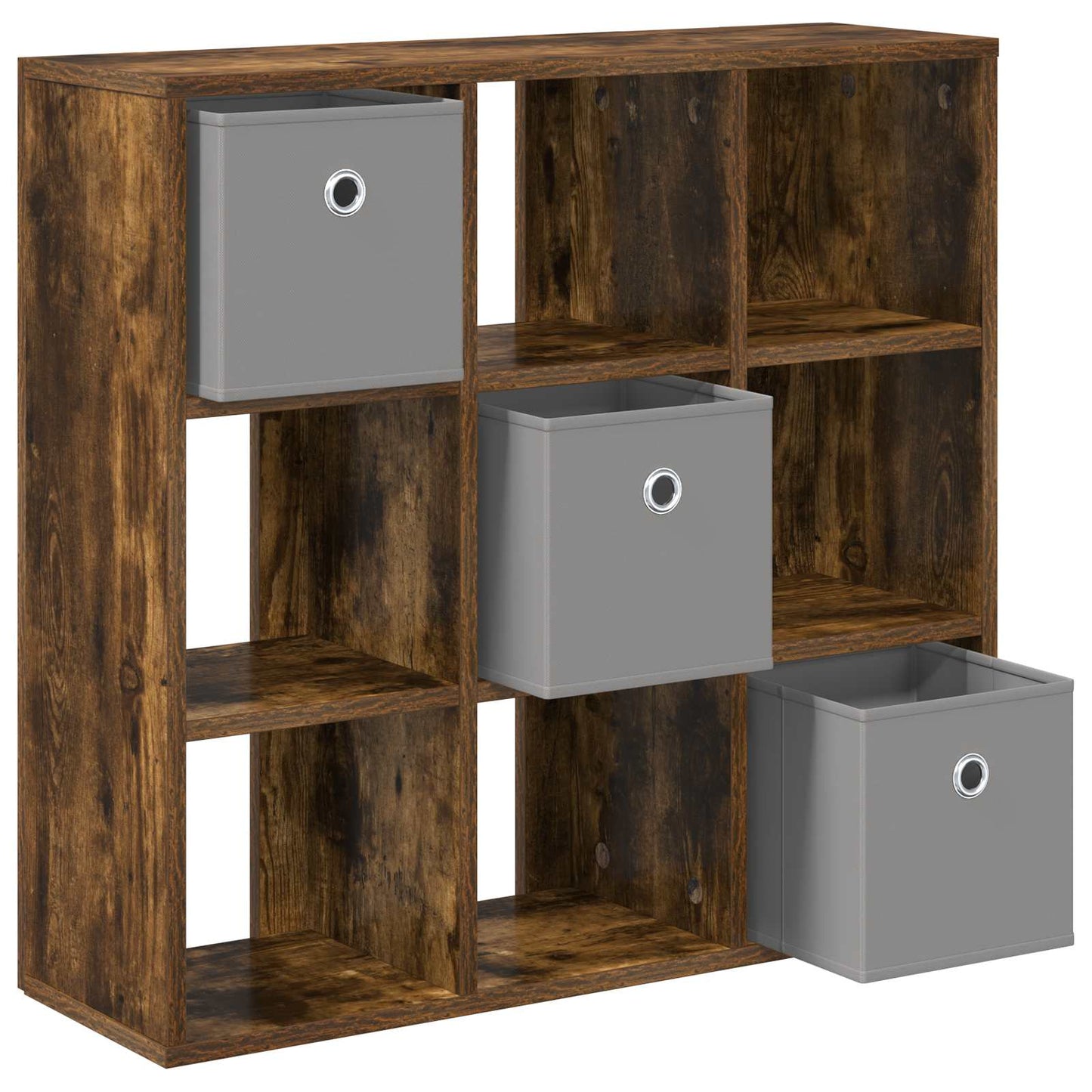 Sideboard with Drawer Smoked Oak 73.5 x 24 x 69.5 cm