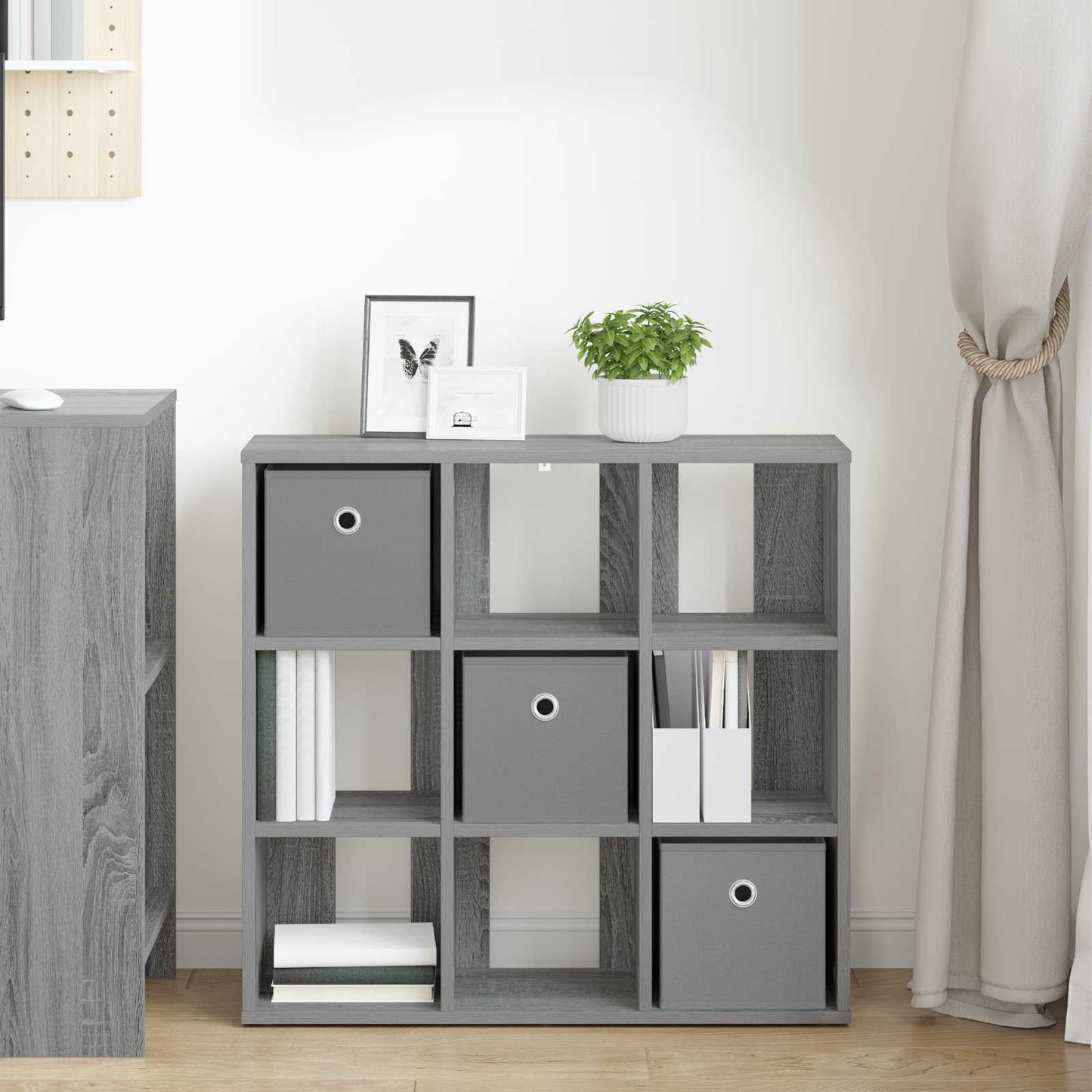 Sideboard with Drawer Grey Sonoma 73.5 x 24 x 69.5 cm