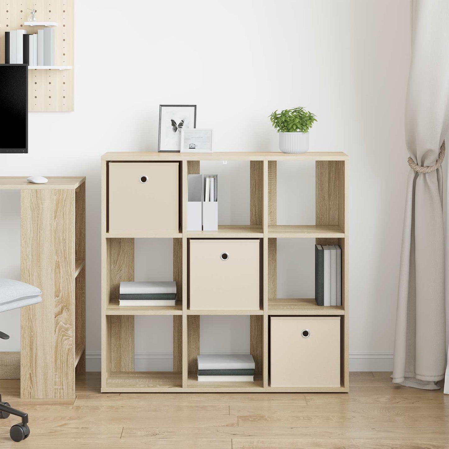 Sideboard with Drawer Sonoma Oak 88.5 x 29 x 84.5 cm