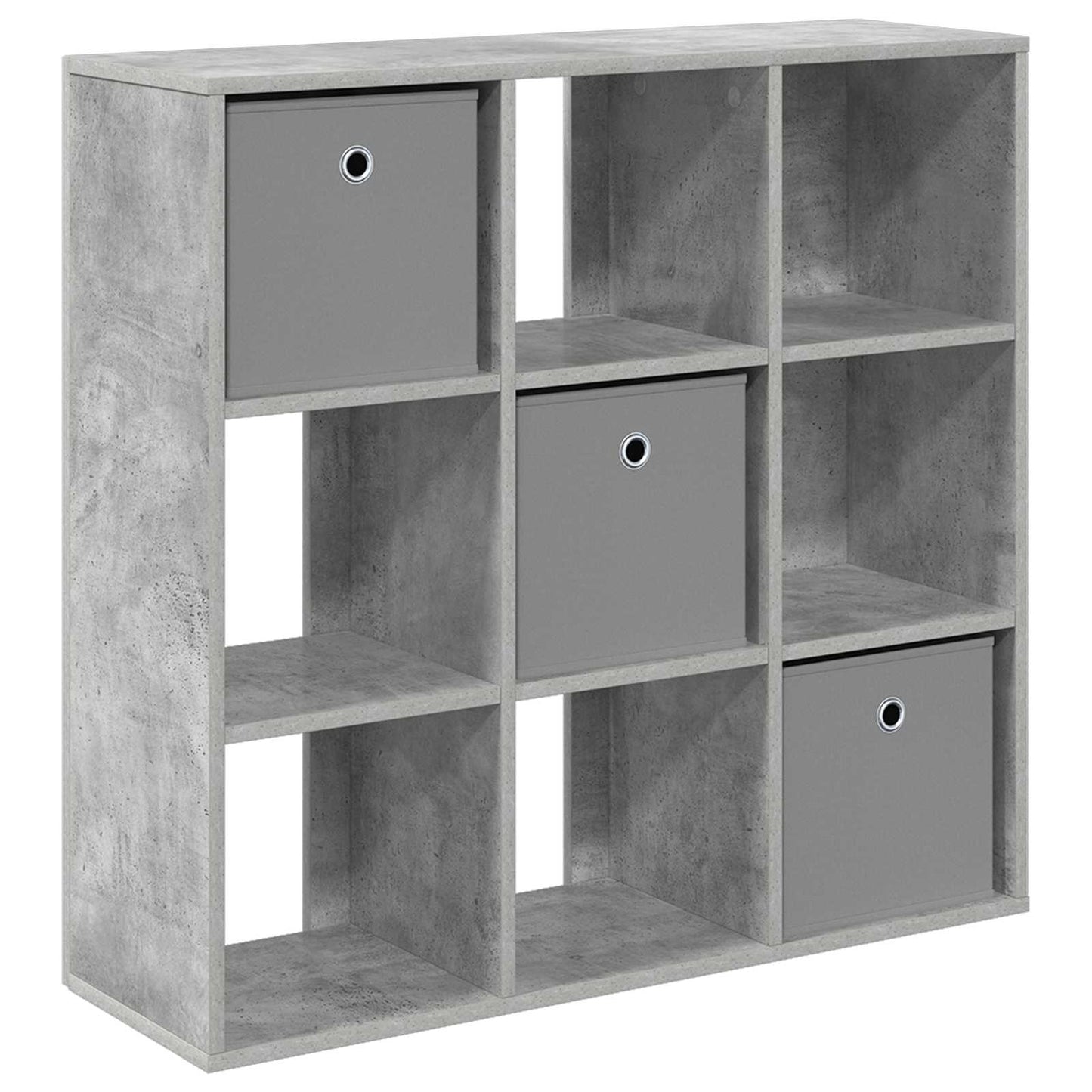 Sideboard with Drawer Concrete Grey 88.5 x 29 x 84.5 cm