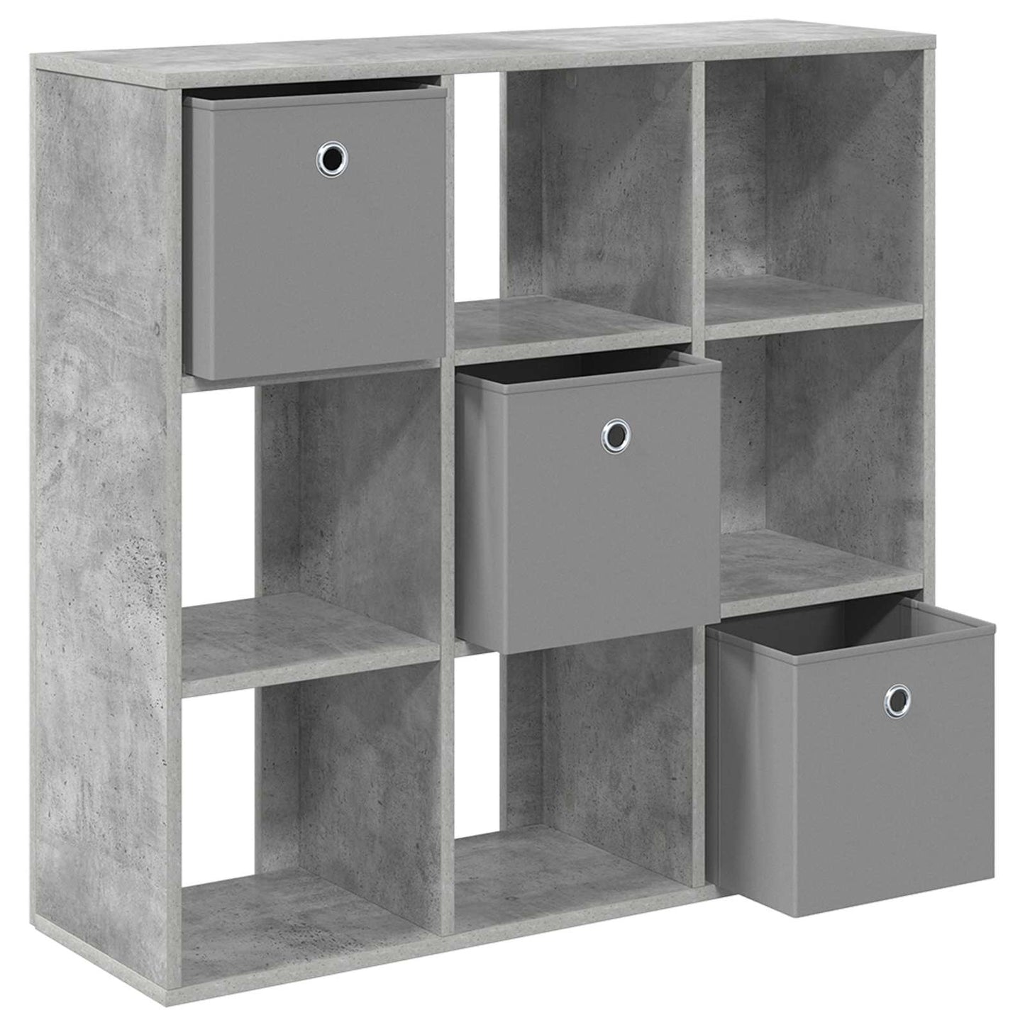 Sideboard with Drawer Concrete Grey 88.5 x 29 x 84.5 cm