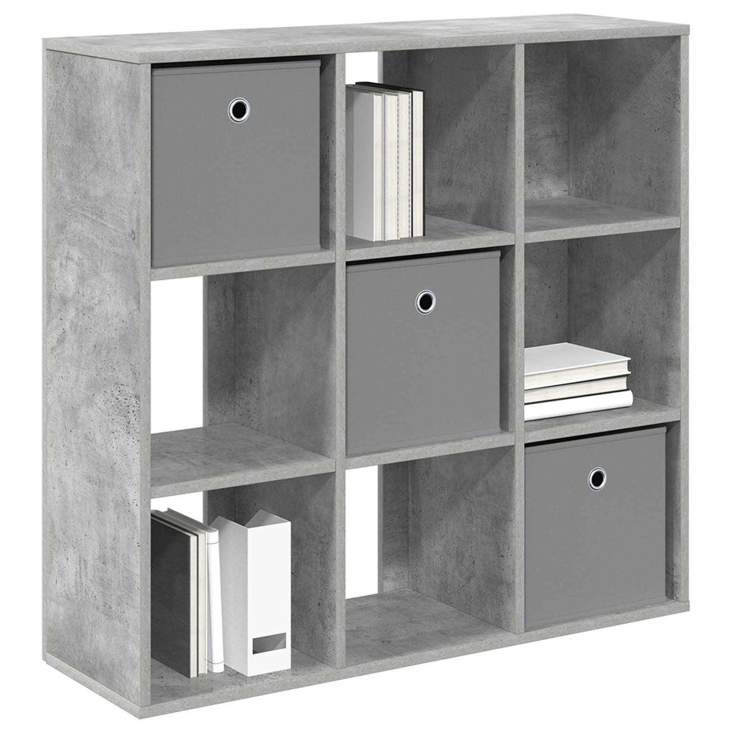 Sideboard with Drawer Concrete Grey 88.5 x 29 x 84.5 cm