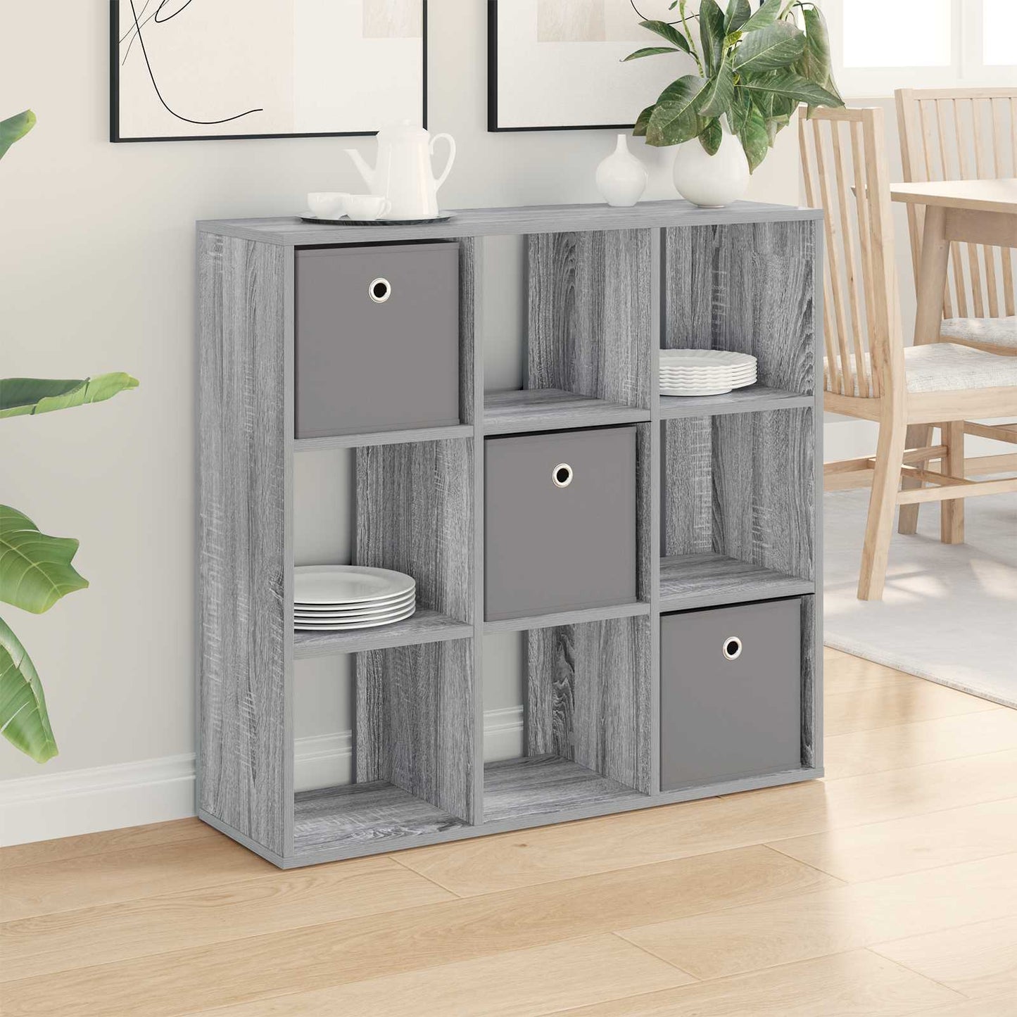 Sideboard with Drawer Grey Sonoma 88.5 x 29 x 84.5 cm