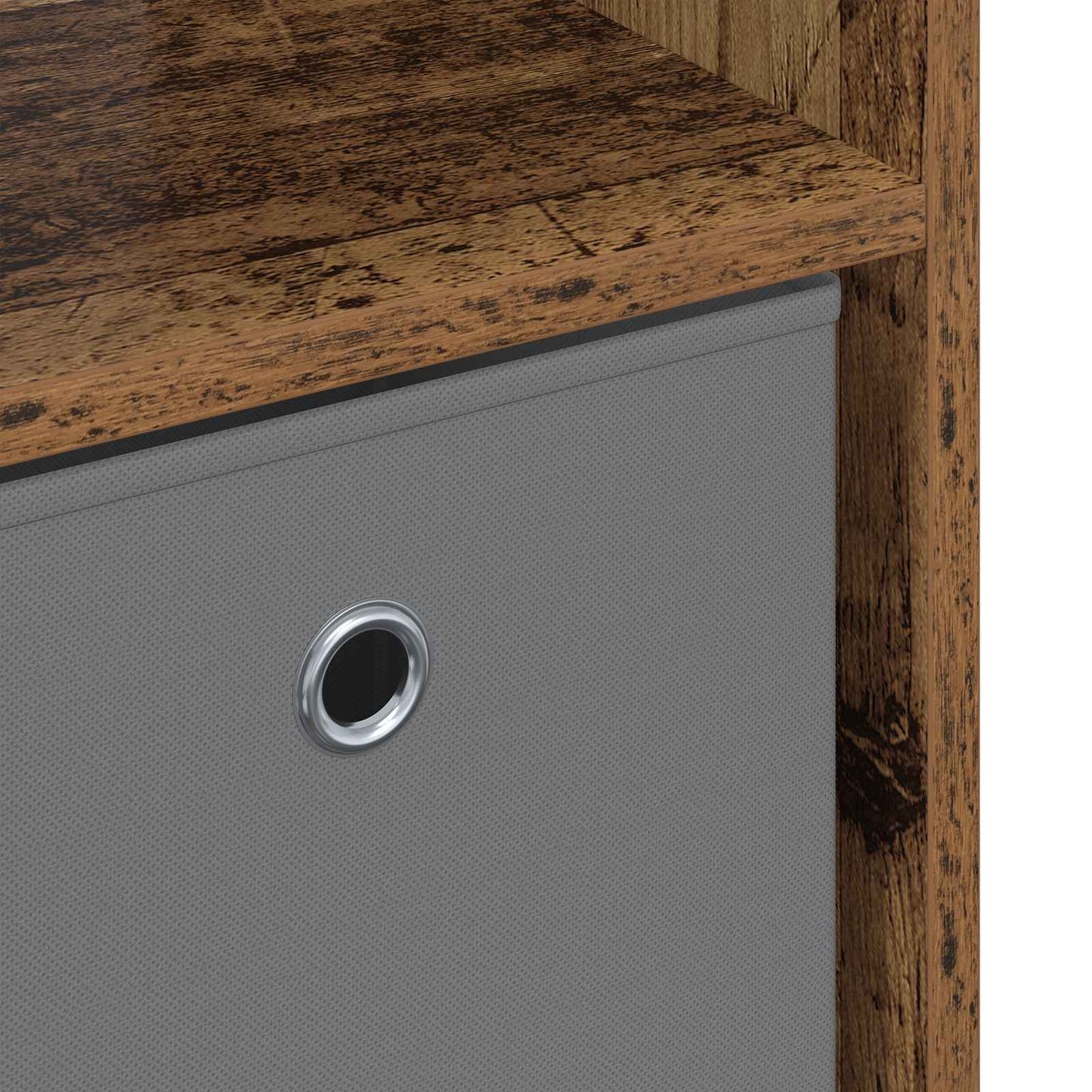 Sideboard with Drawer Old Wood 88.5 x 29 x 84.5 cm