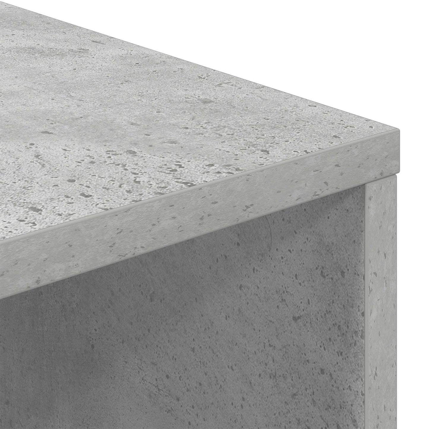 Sideboard with Drawer Concrete Grey 102 x 31 x 99.5 cm