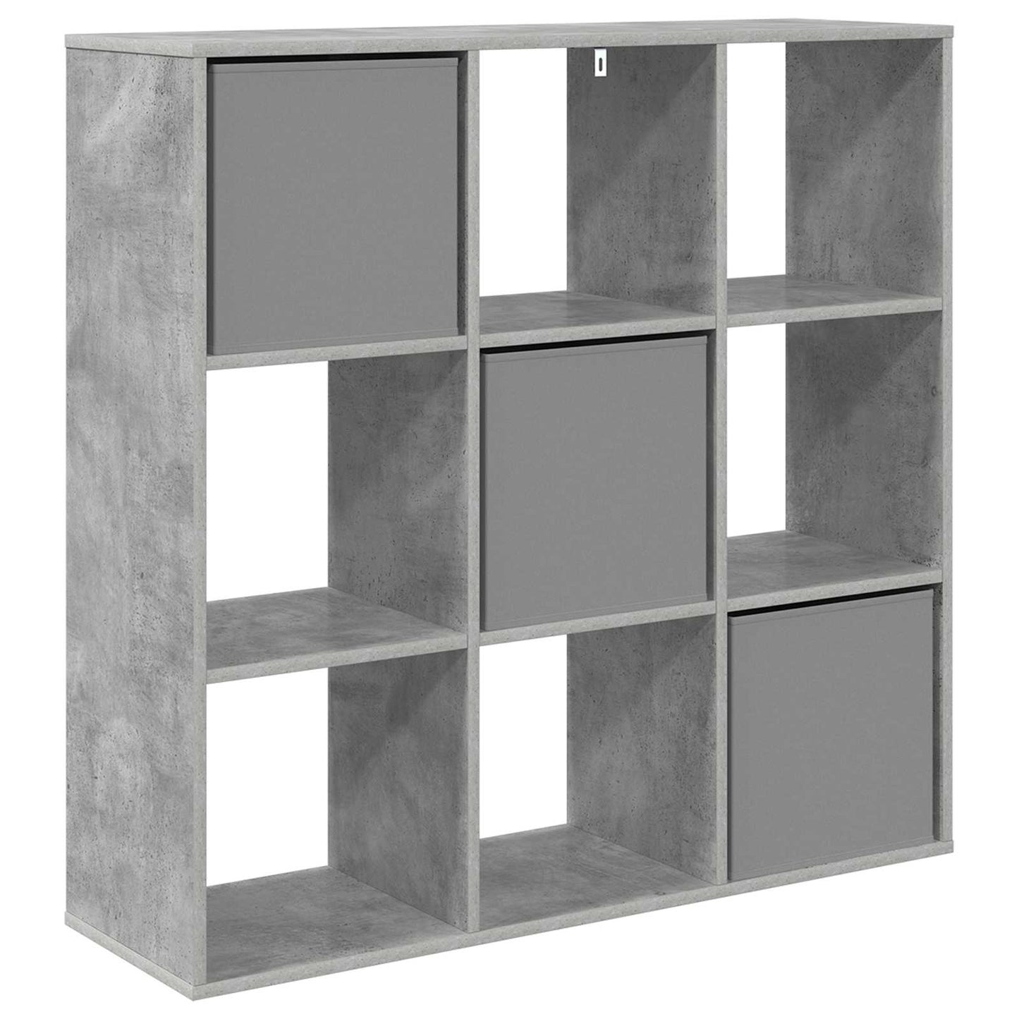 Sideboard with Drawer Concrete Grey 102 x 31 x 99.5 cm