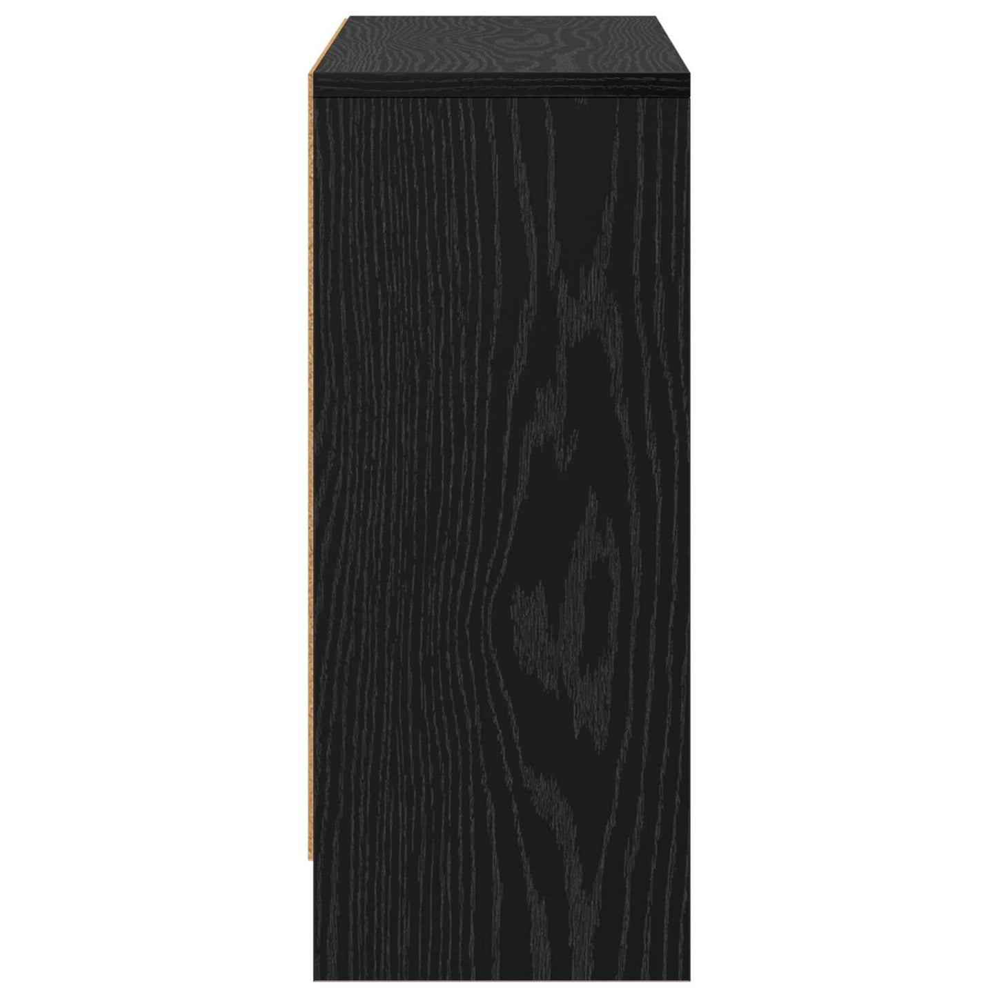 Sideboard with Drawer Black Oak 73.5 x 22.5 x 53.5 cm
