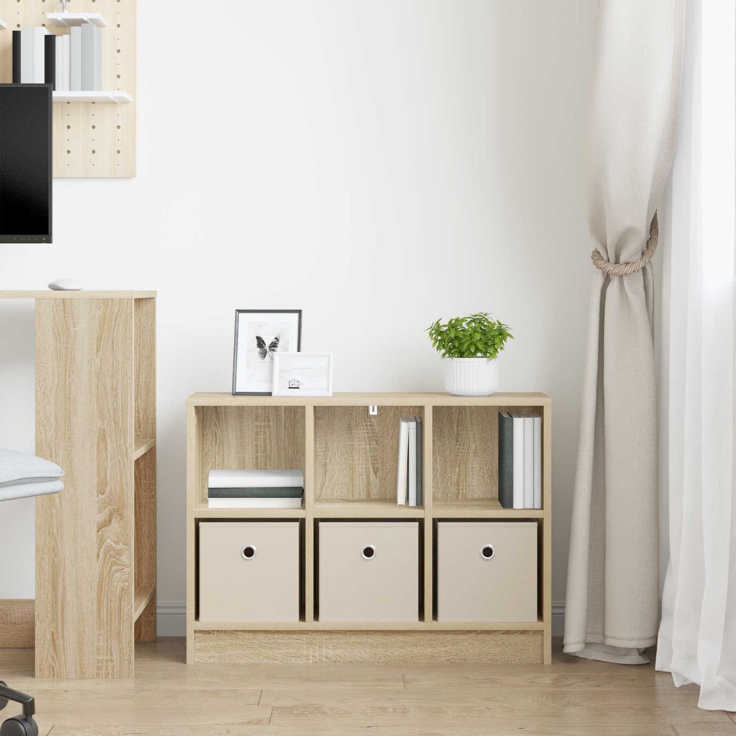 Sideboard with Drawer Sonoma Oak 73.5 x 22.5 x 53.5 cm