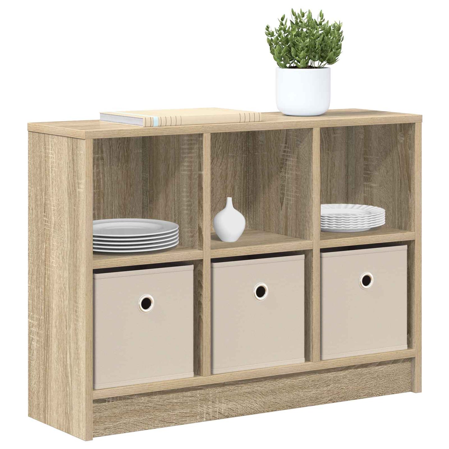 Sideboard with Drawer Sonoma Oak 73.5 x 22.5 x 53.5 cm