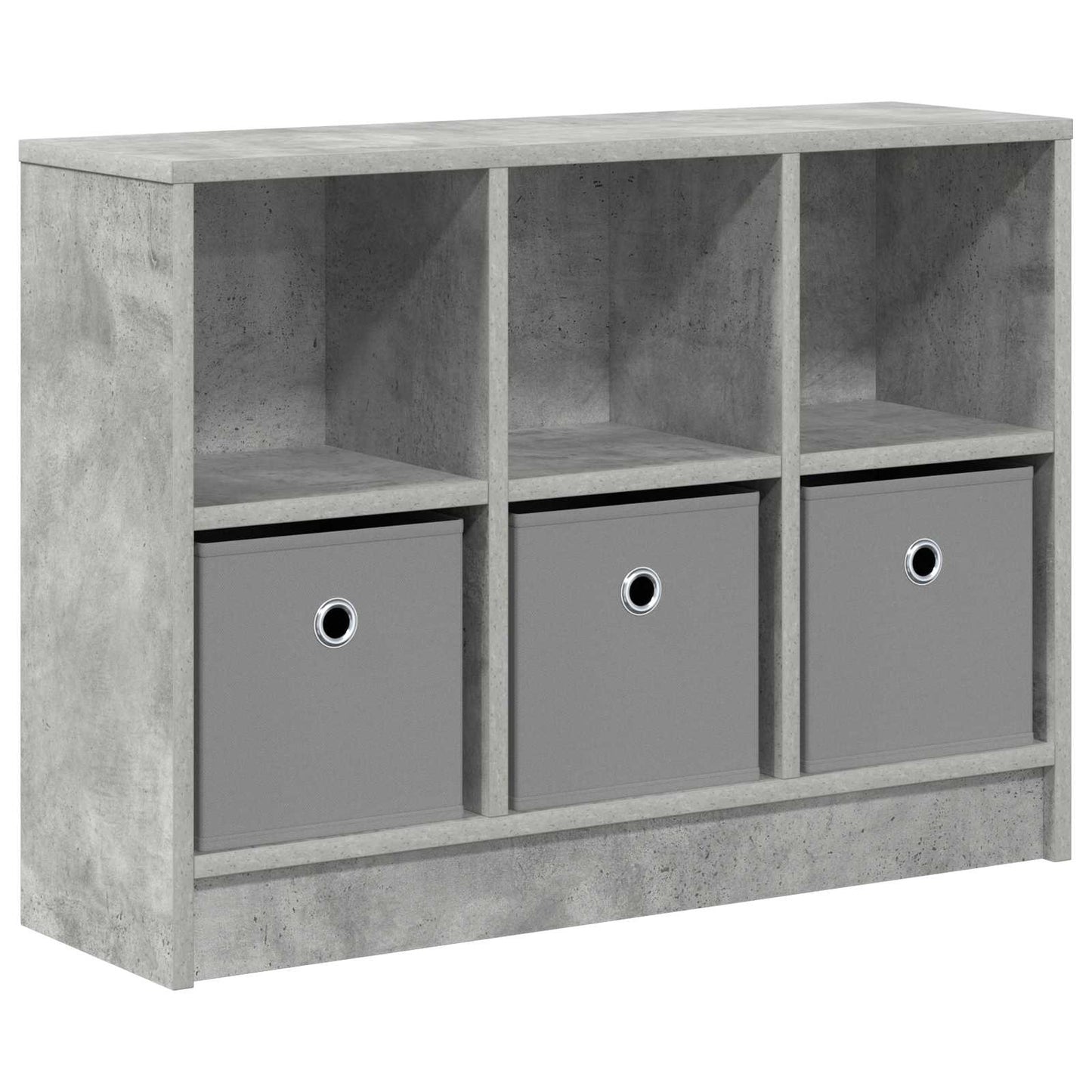 Sideboard with Drawer Concrete Grey 73.5 x 22.5 x 53.5 cm