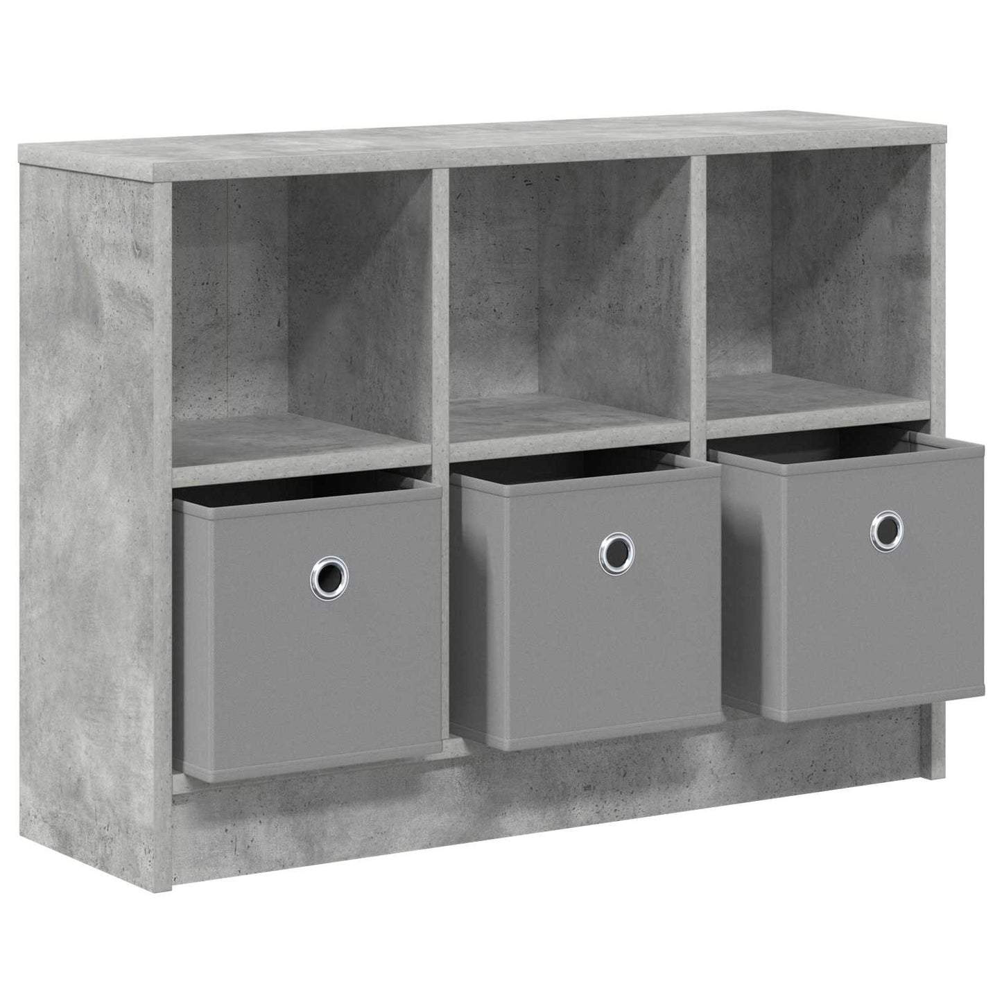 Sideboard with Drawer Concrete Grey 73.5 x 22.5 x 53.5 cm