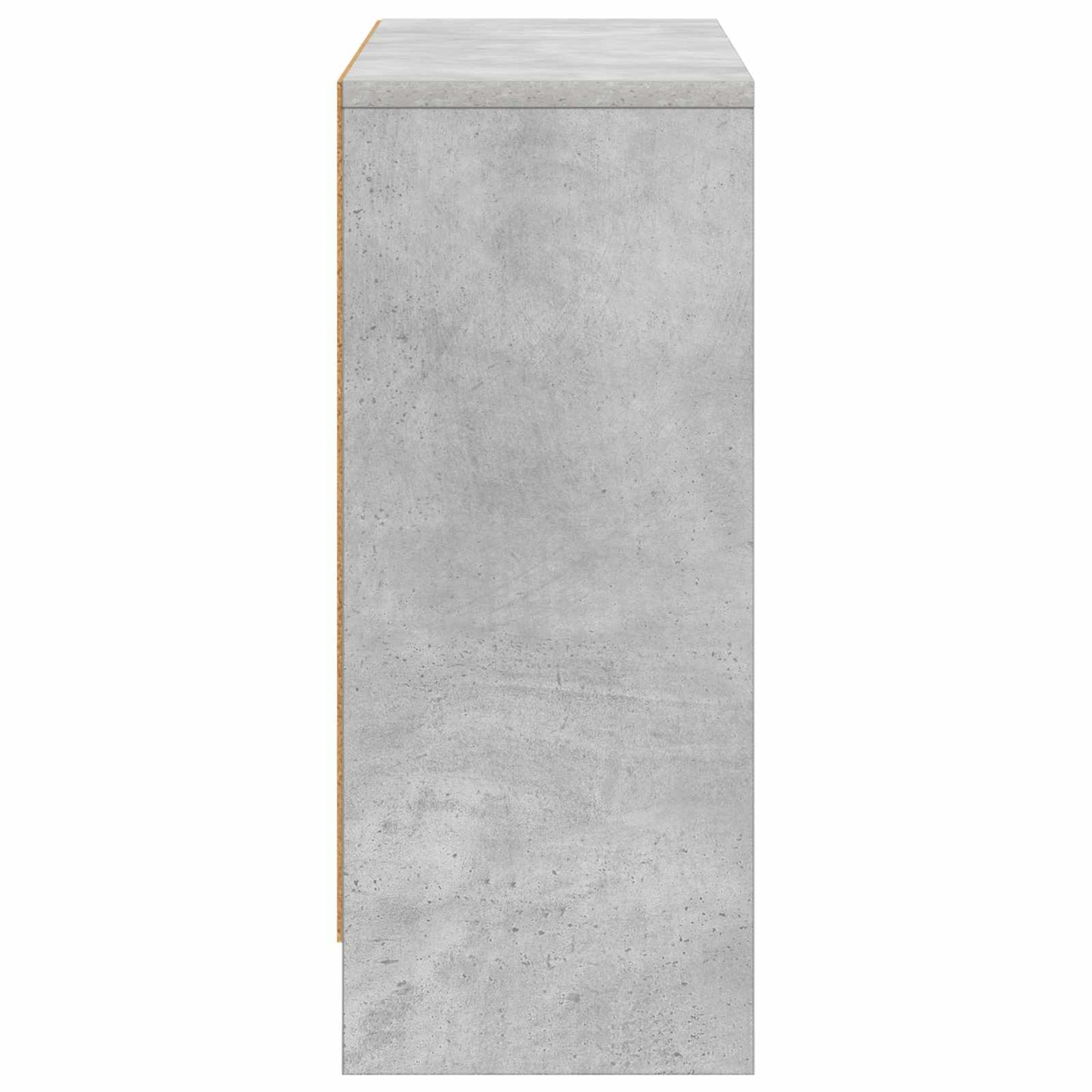 Sideboard with Drawer Concrete Grey 73.5 x 22.5 x 53.5 cm