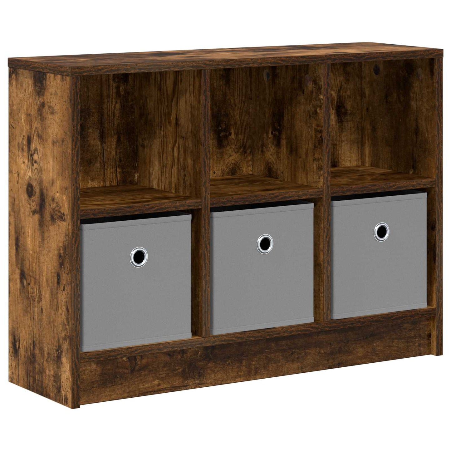 Sideboard with Drawer Smoked Oak 73.5 x 22.5 x 53.5 cm