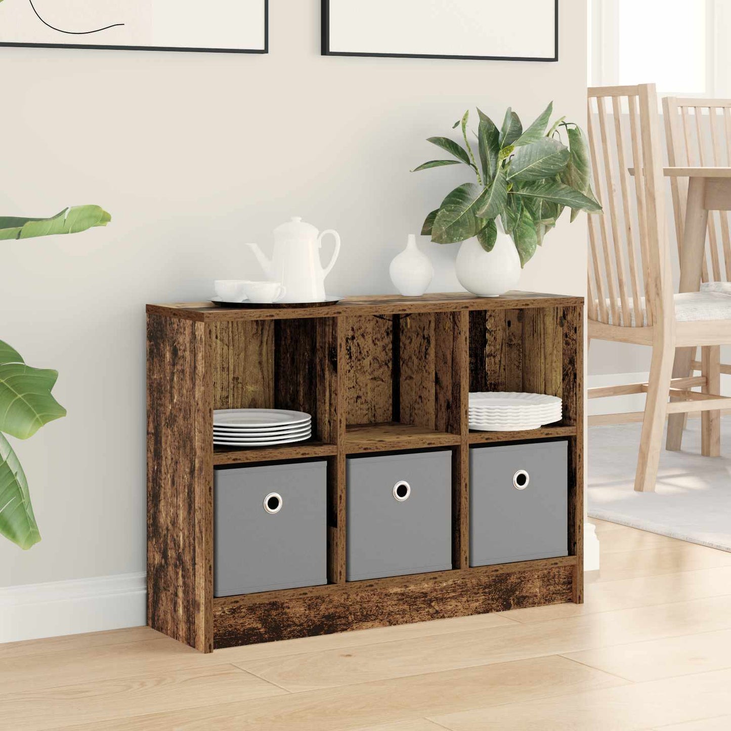 Sideboard with Drawer Old Wood 73.5 x 22.5 x 53.5 cm