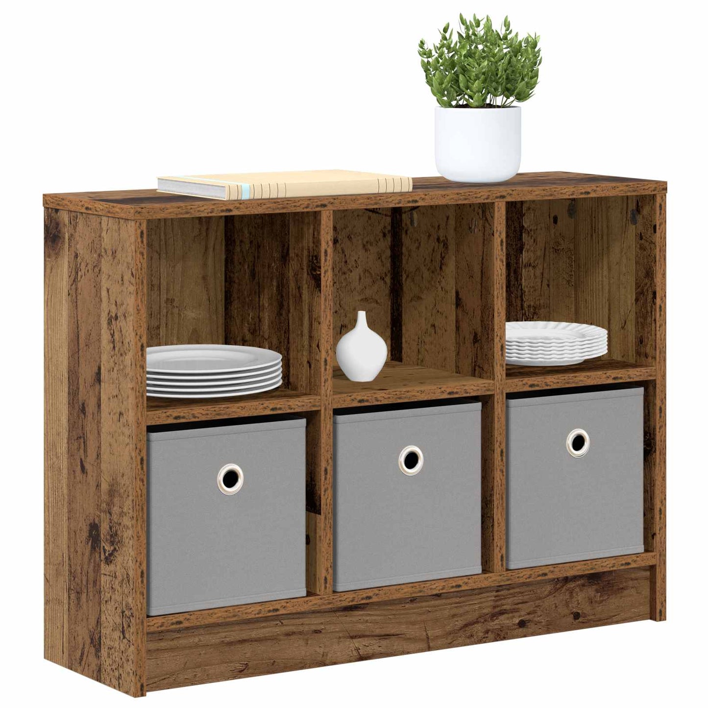 Sideboard with Drawer Old Wood 73.5 x 22.5 x 53.5 cm
