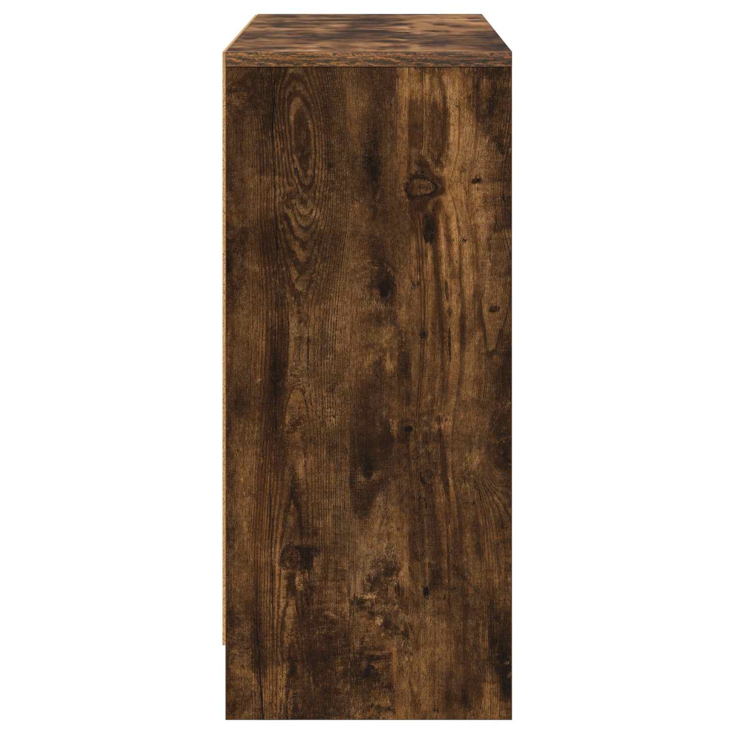 Sideboard with Drawer Smoked Oak 88.5 x 27.5 x 63.5 cm