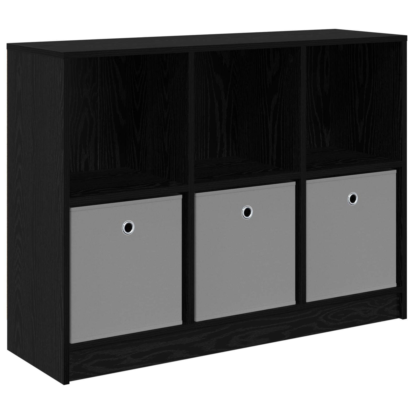 Sideboard with Drawer Black Oak 102 x 32 x 73.5 cm