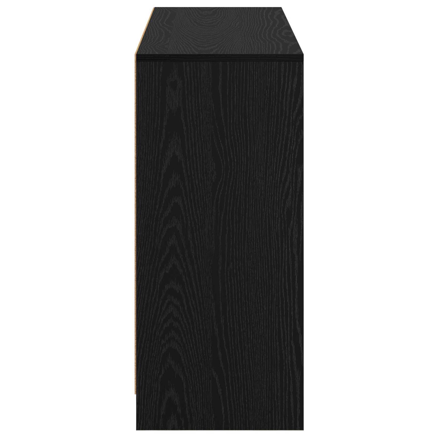 Sideboard with Drawer Black Oak 102 x 32 x 73.5 cm